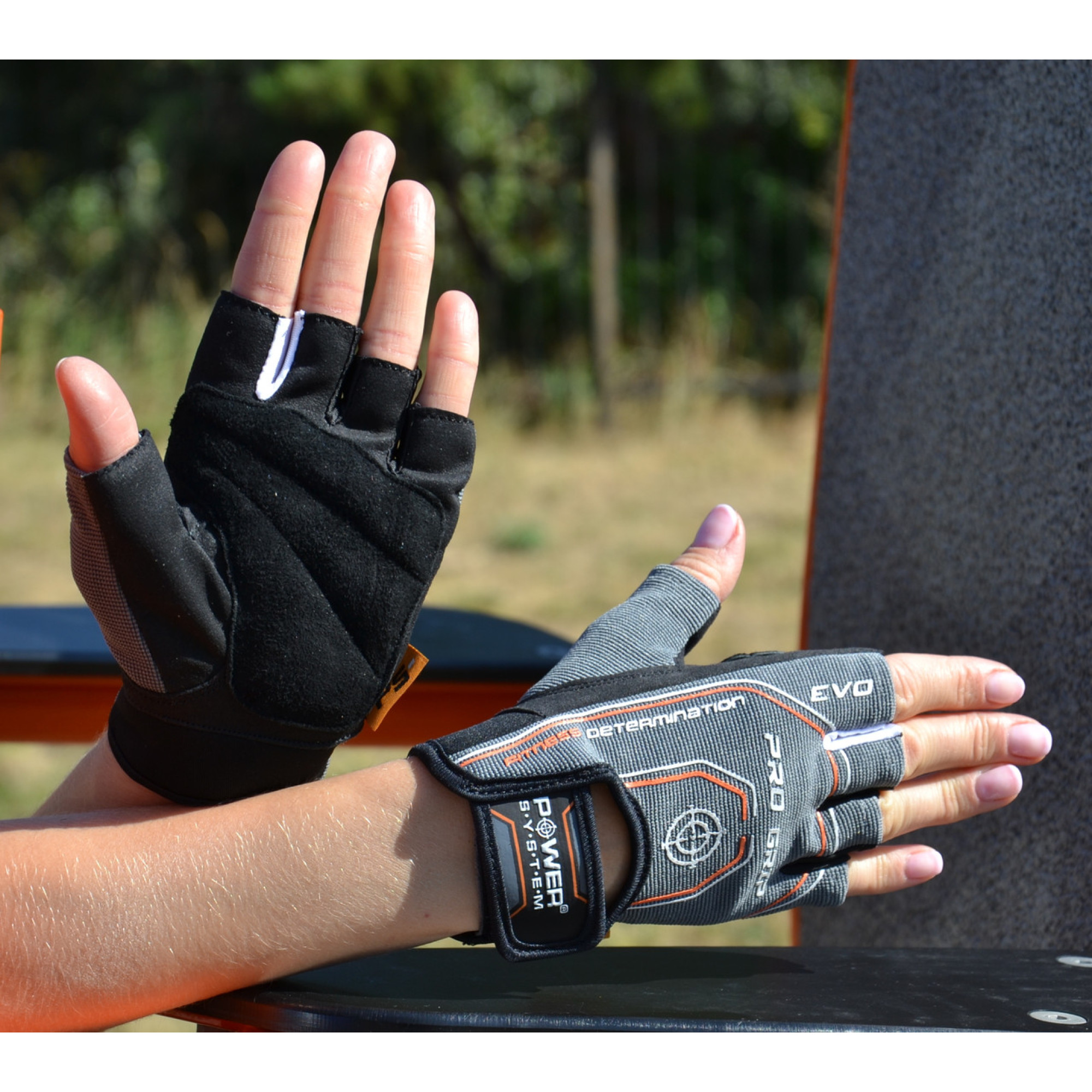 Рукавички для фітнесу і важкої атлетики Power System PS-2260 Pro Grip EVO Grey XS - 5 - Robinzon.ua