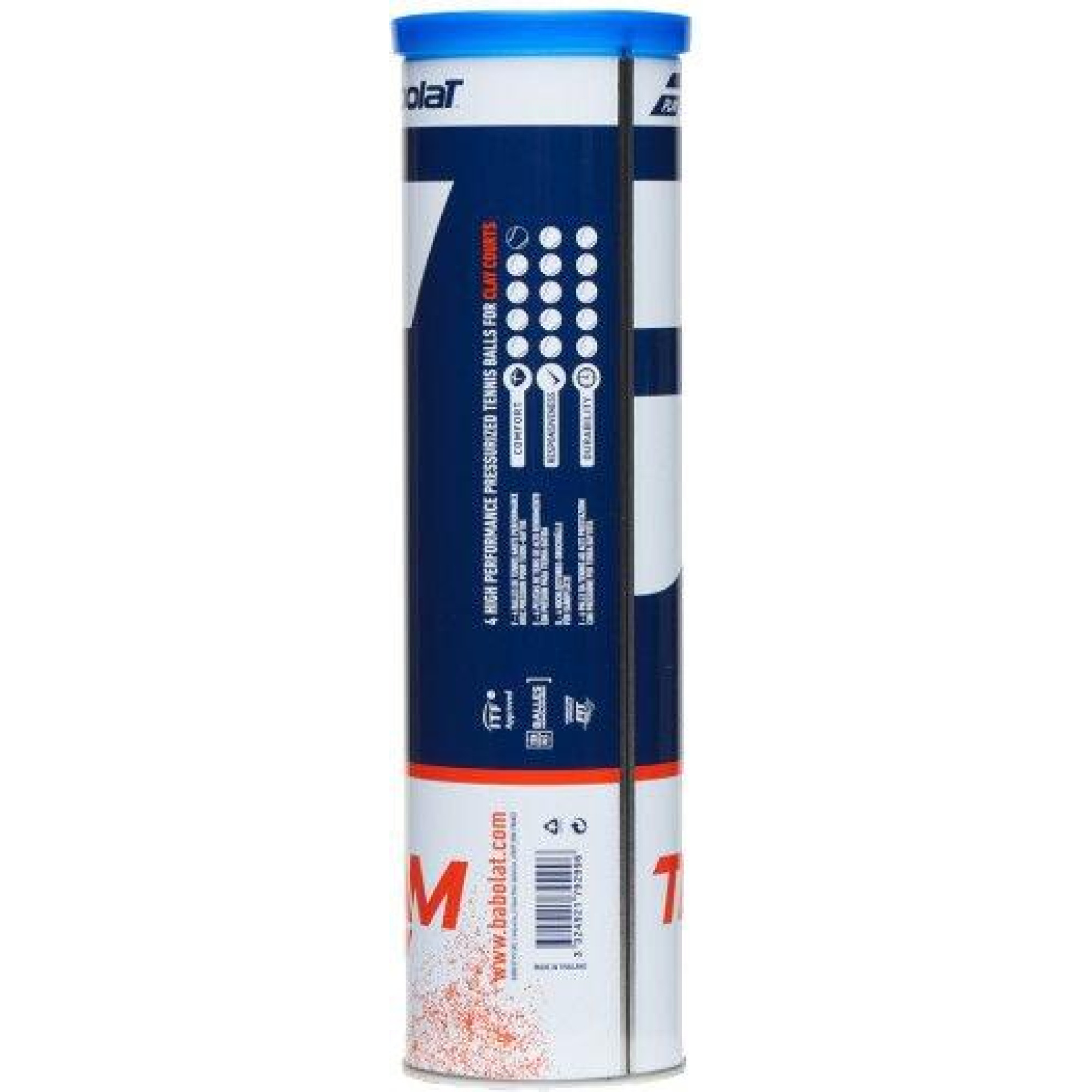 М'ячі для великого тенісу Babolat Team clay 4b Жовтий (502080/113y) - 1 - Robinzon.ua