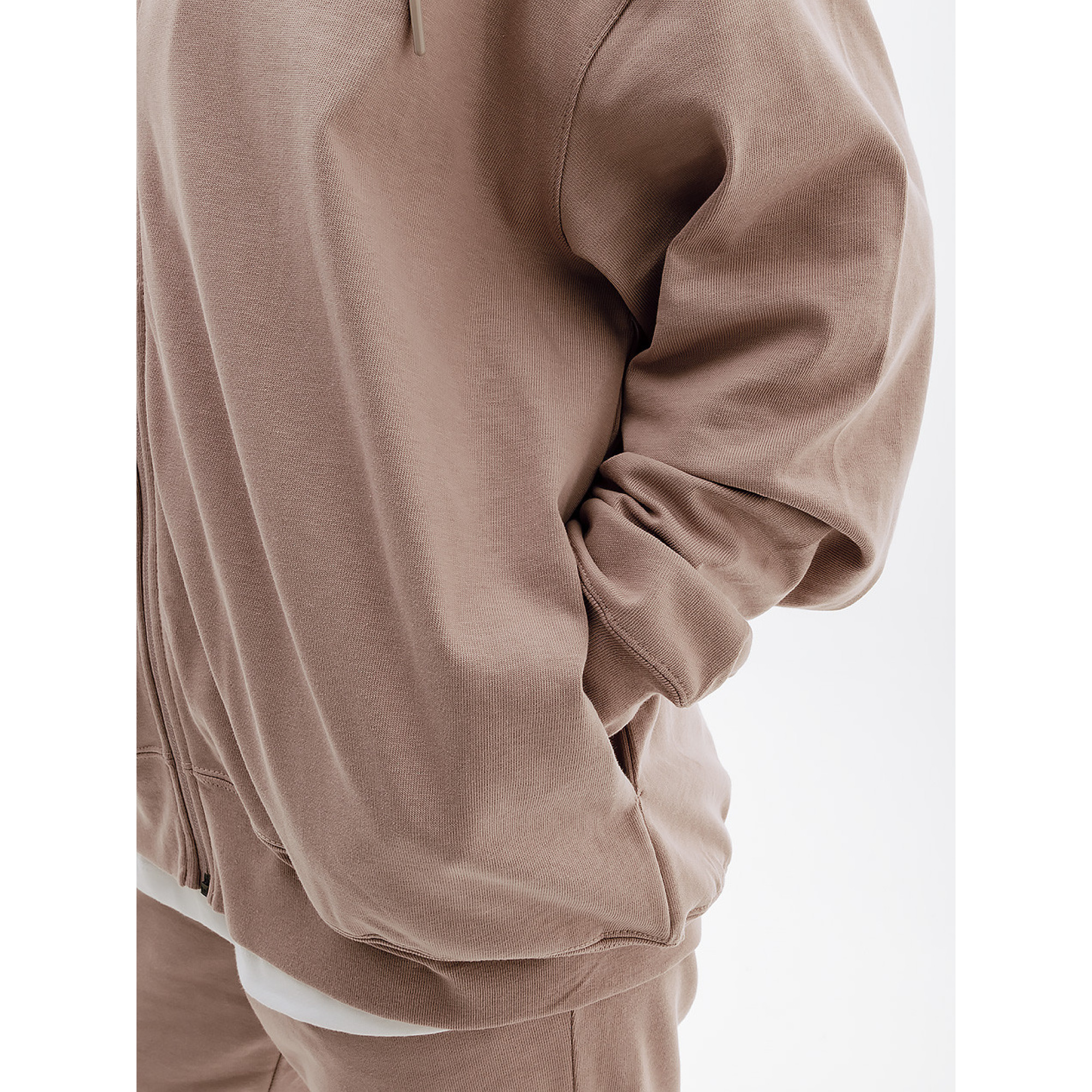 Жіноча Толстовка Nike W NSW JRSY OS FZ HOODIE Бежевий  S (7dDM6415-272 S) - 3 - Robinzon.ua