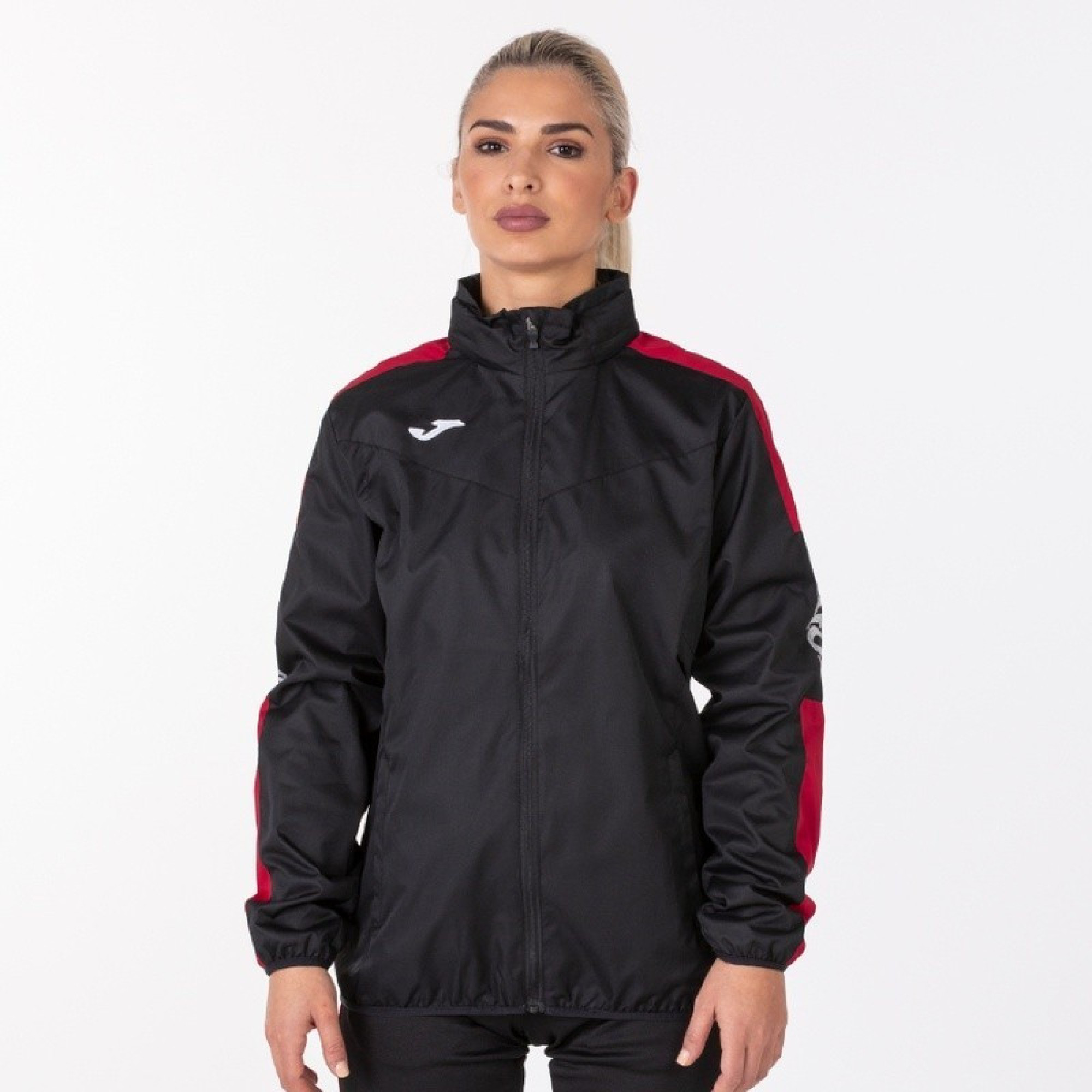 Жіноча вітровка Joma RAINJACKET CHAMPION IV BLACK-RED WOMAN чорний,червоний S 900382.106 S - 1 - Robinzon.ua