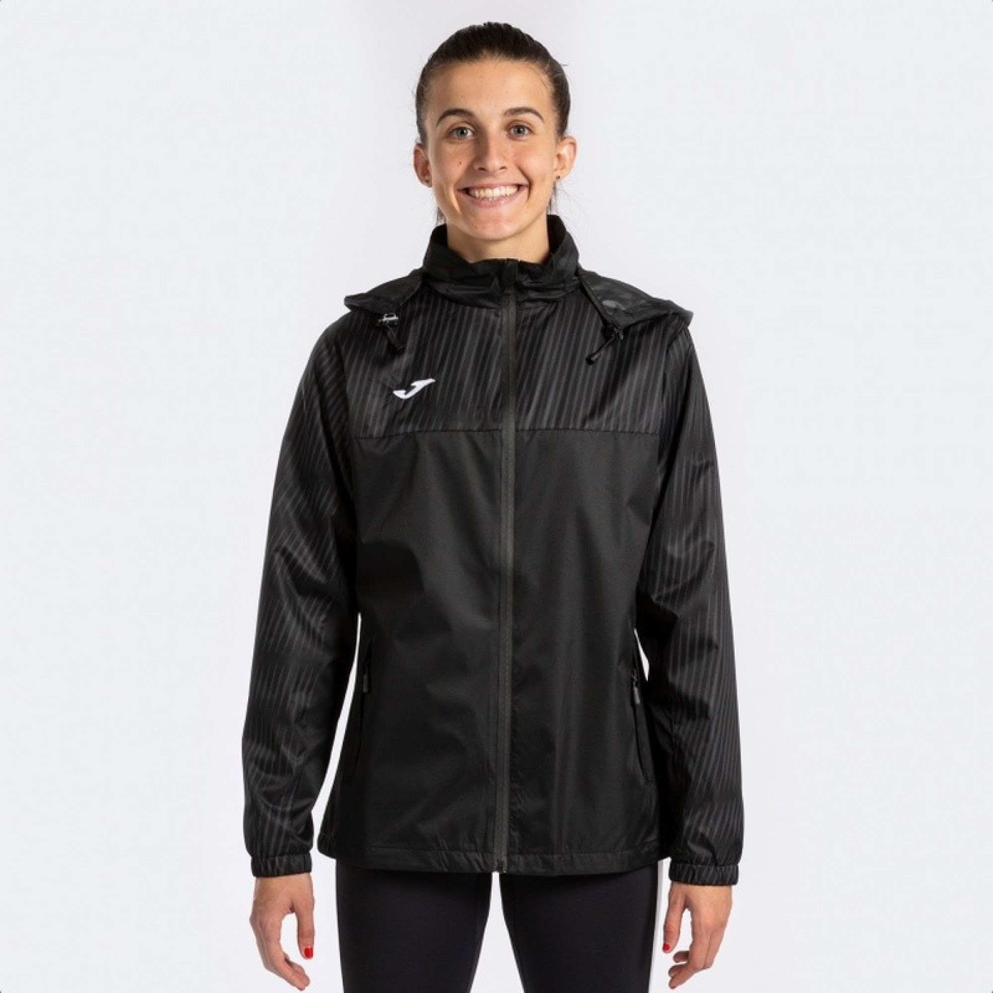 Жіноча вітровка Joma MONTREAL RAINCOAT чорний L 901708.100 L - 2 - Robinzon.ua