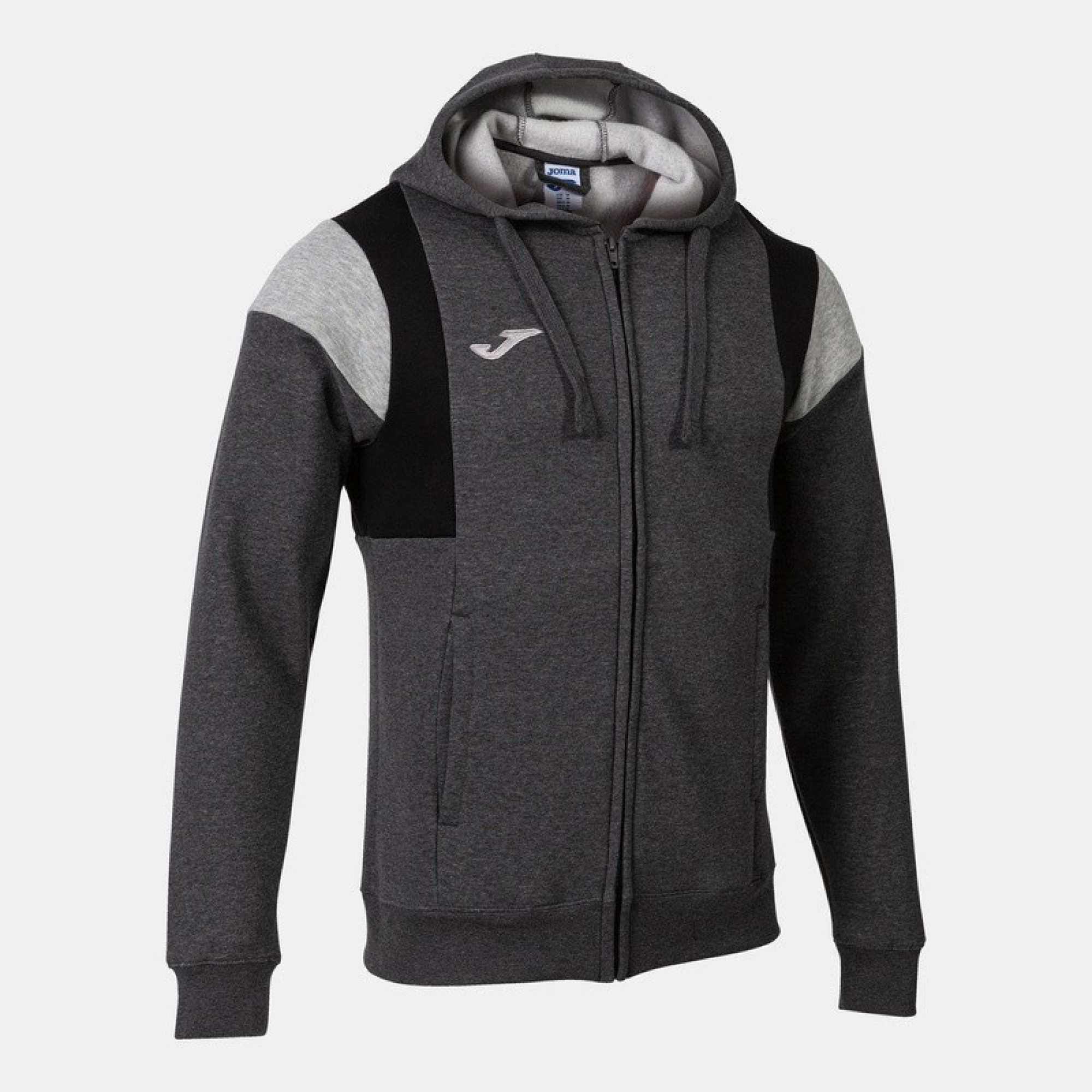 Чоловіча спортивна кофта Joma CONFORT III ZIP-UP HOODIE сірий XL 102733.151 XL - Robinzon.ua