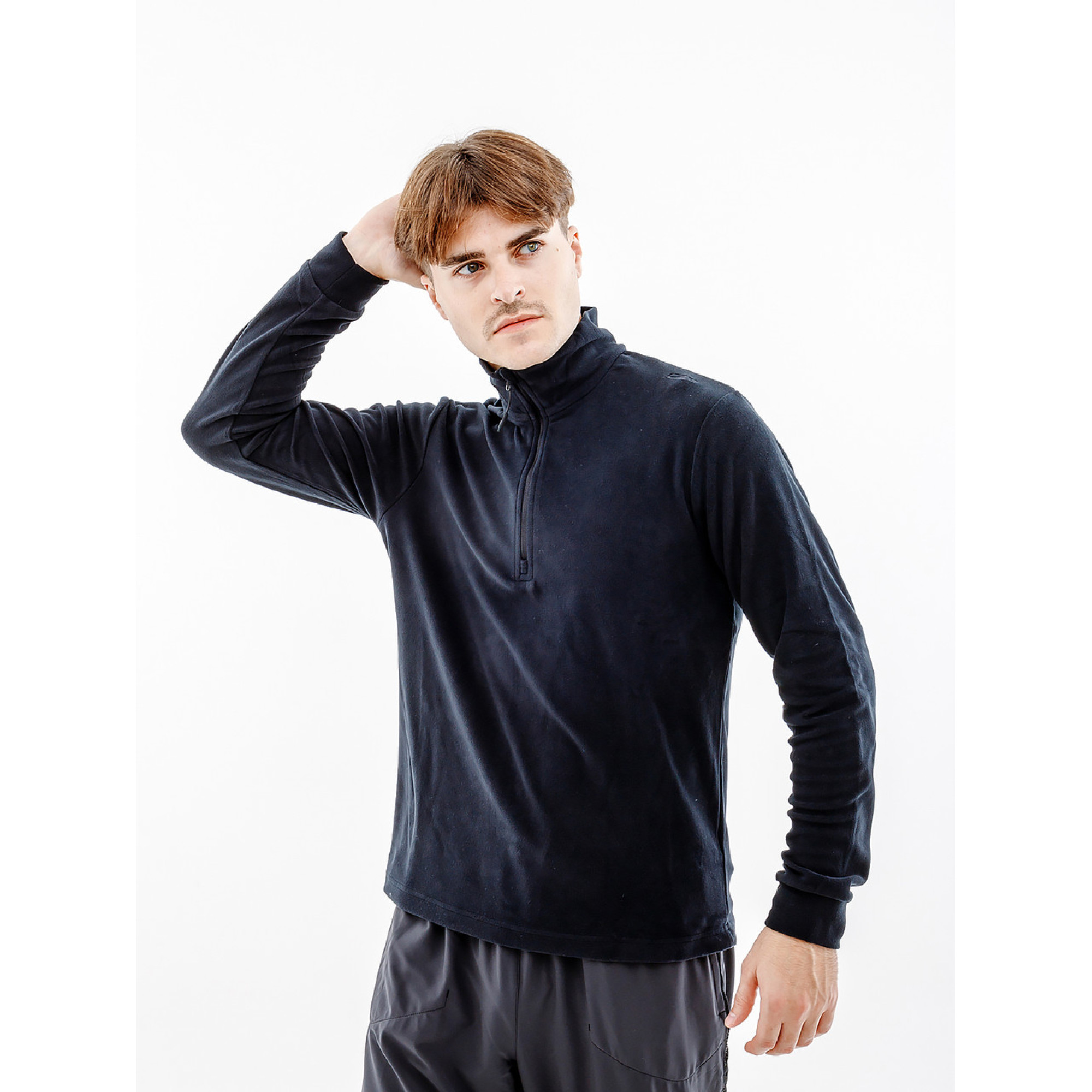 Кофта CMP MAN FLEECE SWEAT Чорний 2XL (7d3G28037N-U901 2XL) - Robinzon.ua
