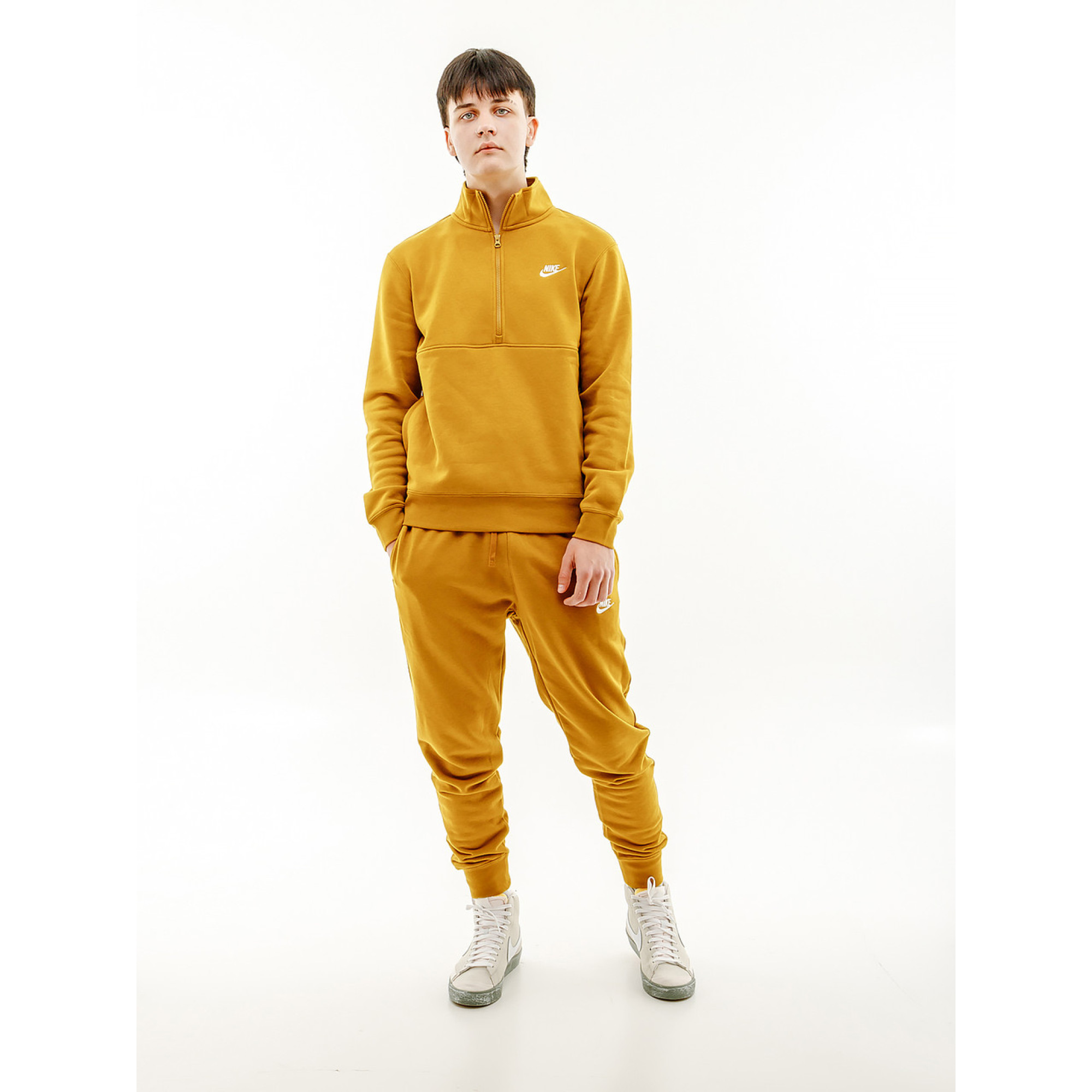 Чоловіча Кофта Nike CLUB BB HZ TOP Жовтий XL (7dDD4732-716 XL) - Robinzon.ua