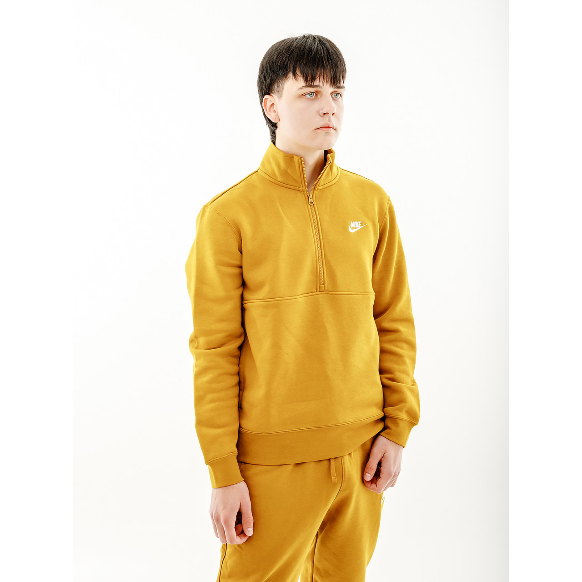 Чоловіча Кофта Nike CLUB BB HZ TOP Жовтий XL (7dDD4732-716 XL) - 1 - Robinzon.ua