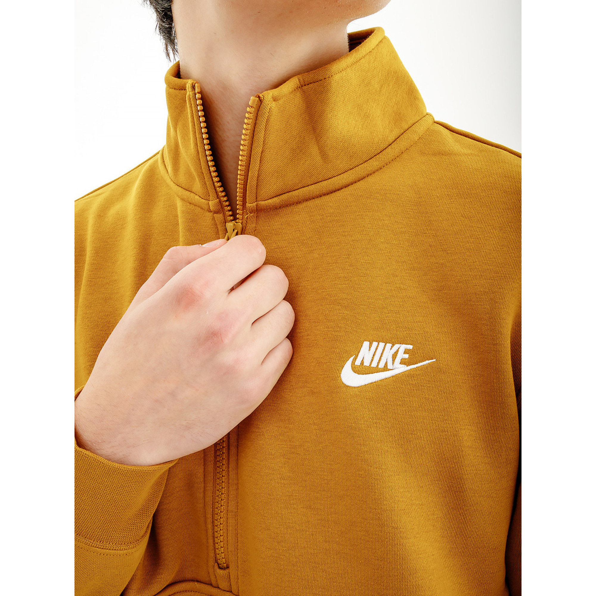 Чоловіча Кофта Nike CLUB BB HZ TOP Жовтий XL (7dDD4732-716 XL) - 3 - Robinzon.ua