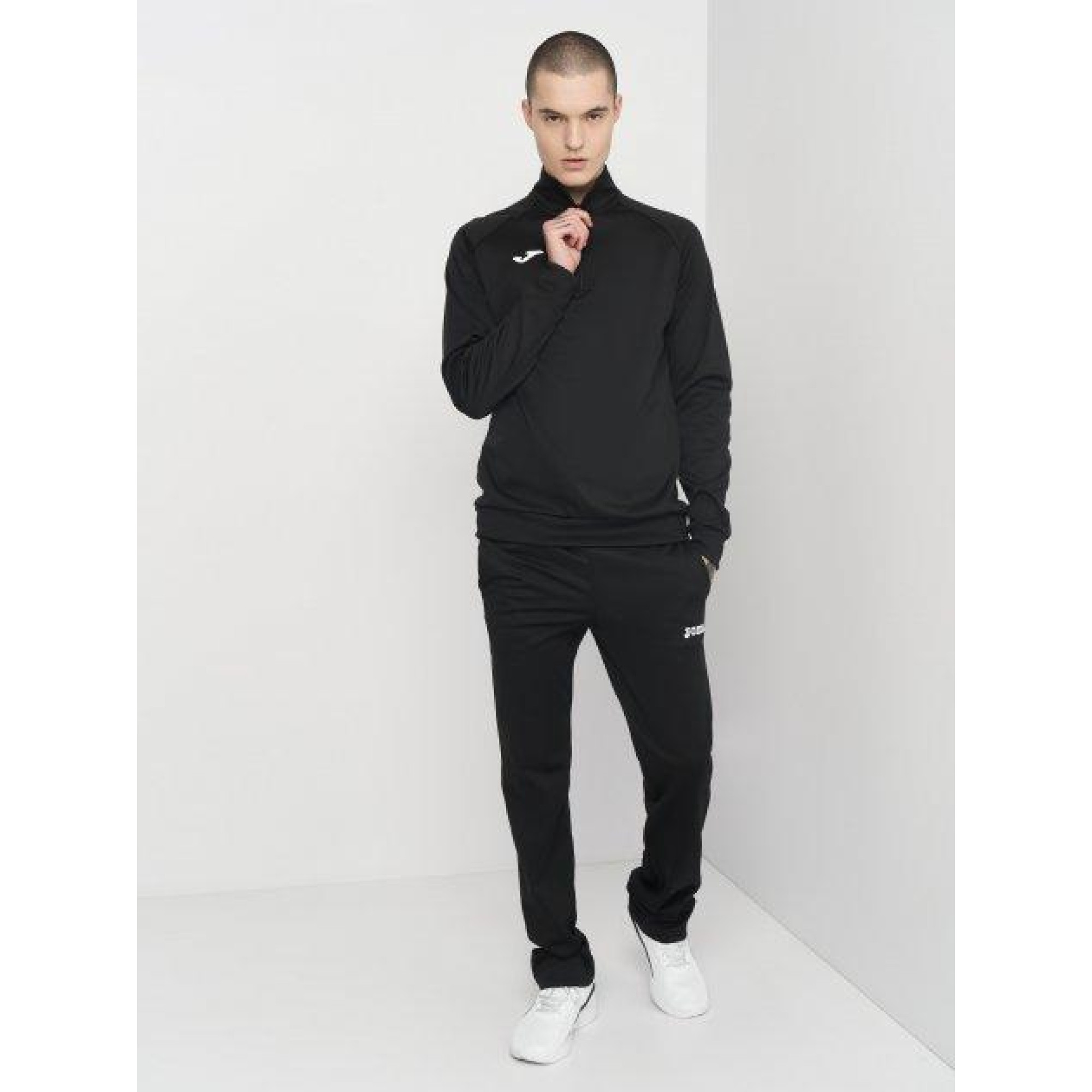 Чоловіча спортивна кофта Joma Faraon Чорний M (100285.100) - 2 - Robinzon.ua