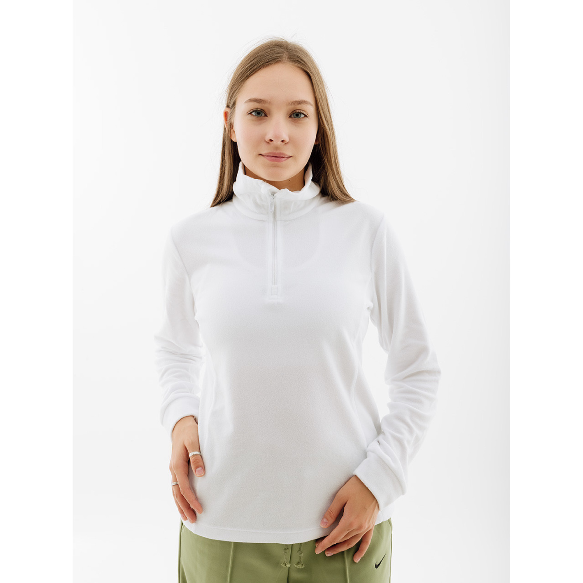 Жіноча Кофта CMP WOMAN FLEECE SWEAT Білий 2XS (7d3G27836-A001 2XS) - Robinzon.ua
