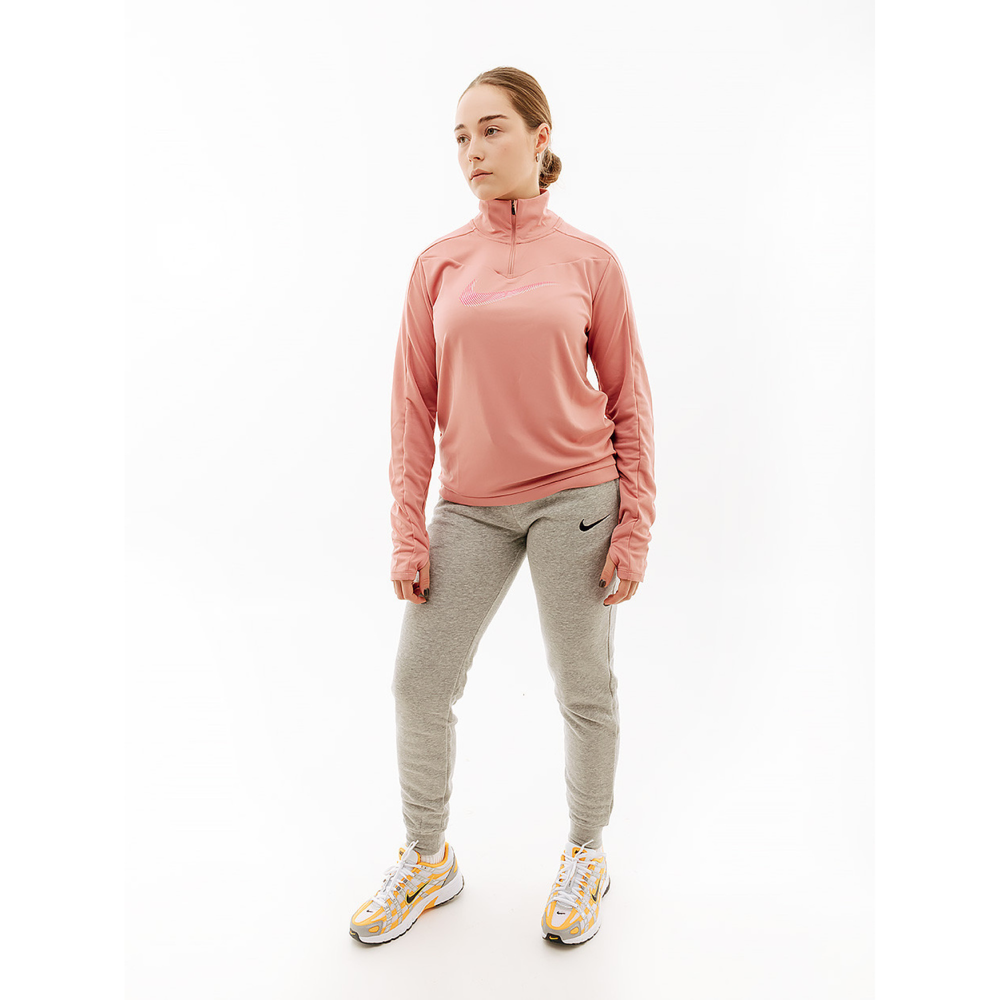 Женская Кофта Nike SWOOSH Розовый M (7dFB4687-618 M) - 4 - Robinzon.ua