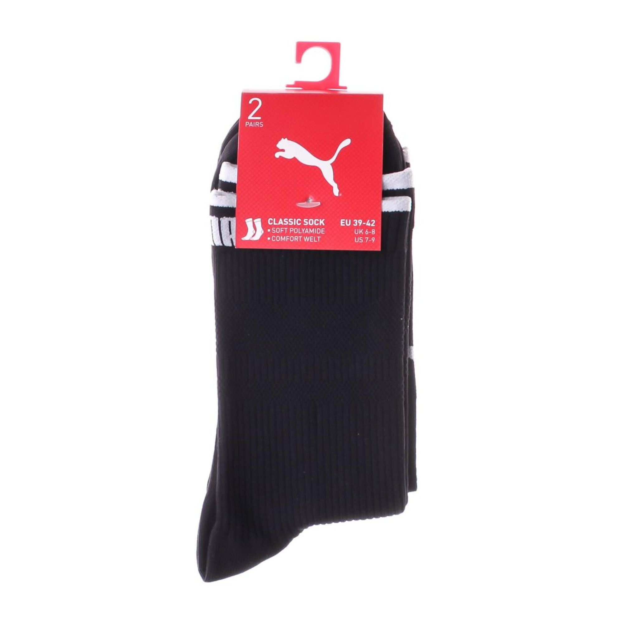 Шкарпетки Puma Sock Classic Women 2-pack 39-42 black 103003001-016 - 1 - Robinzon.ua
