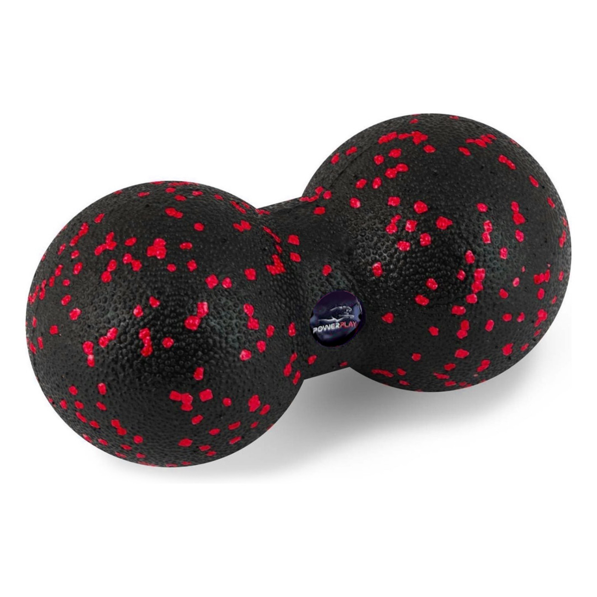 Масажний м'яч подвійний PowerPlay PP-4352 Epp foam peanut ball (d8*16cm.) Чорно/Червоний - 1 - Robinzon.ua