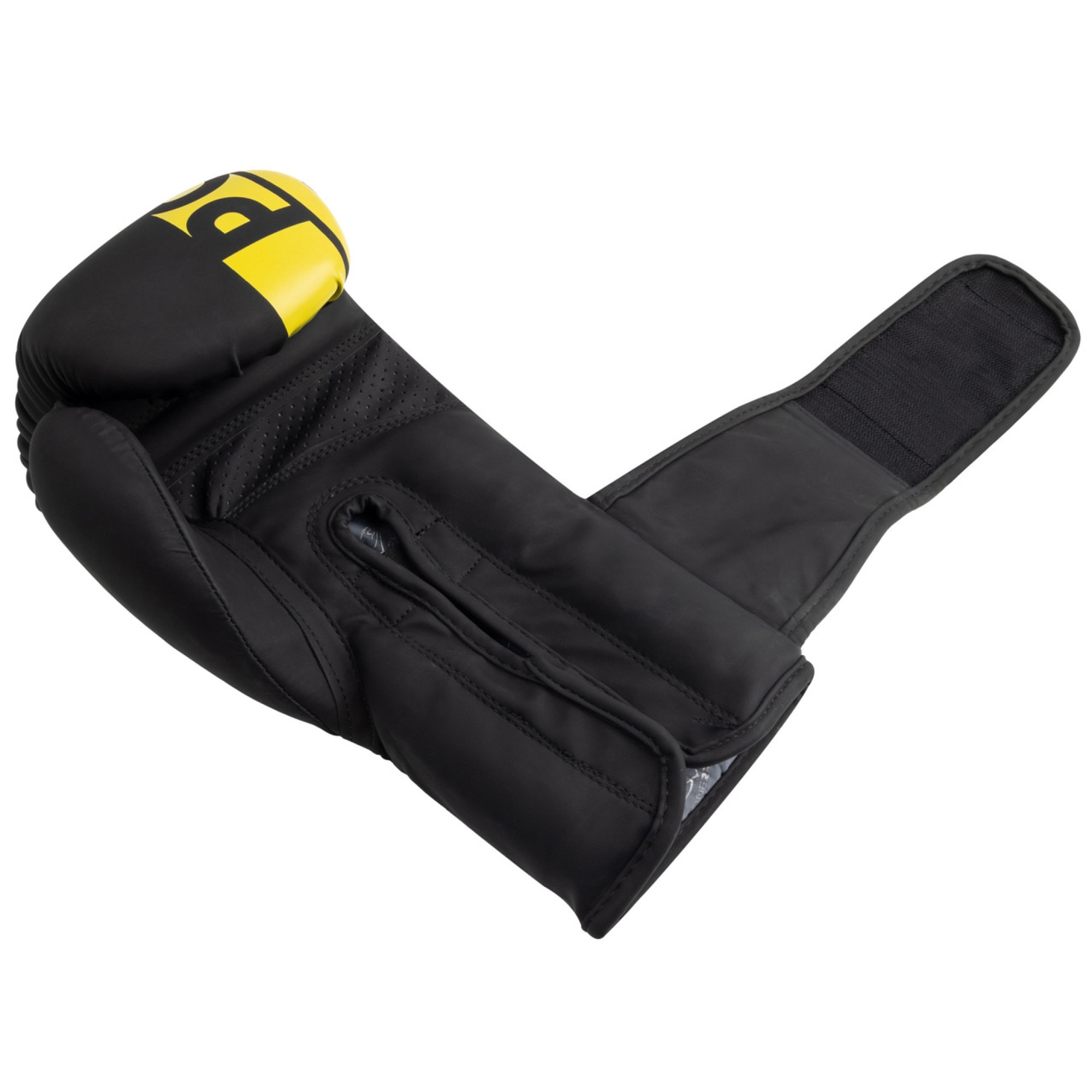 Боксерські рукавиці PowerPlay 3086 Matt Challenger Чорно-Жовті 12 унцій - 5 - Robinzon.ua