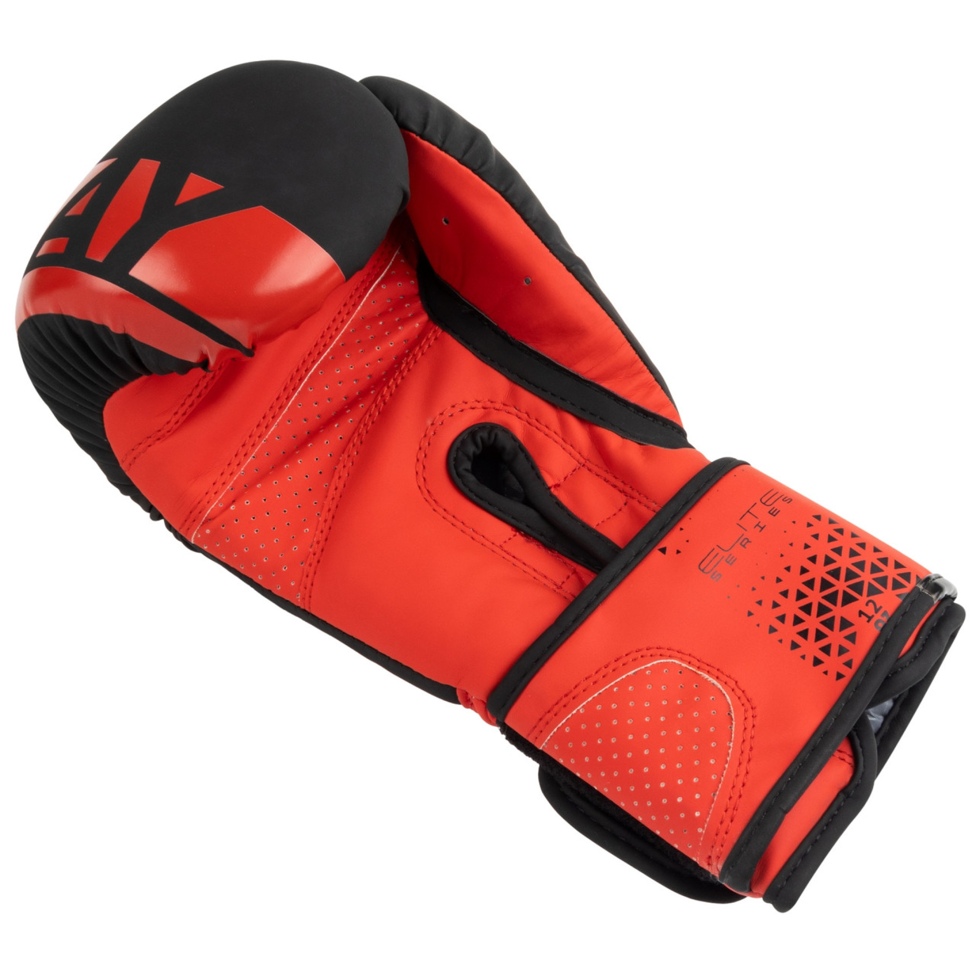 Боксерские перчатки PowerPlay 3086 Matt Challenger Черно-Красные 14 унций - 4 - Robinzon.ua