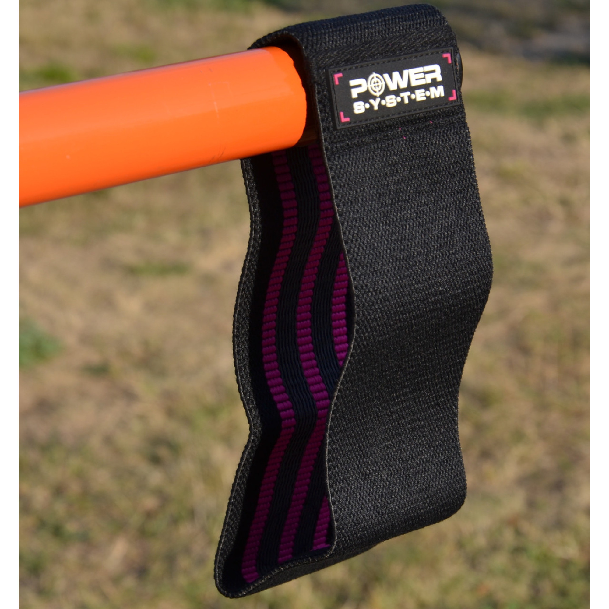 Тканева гумка для фітнесу та спорту Power System PS-4091 Booty Band LVL 1 Black/Pink (d_64 см. навантаження 18-23кг.) - 6 - Robinzon.ua