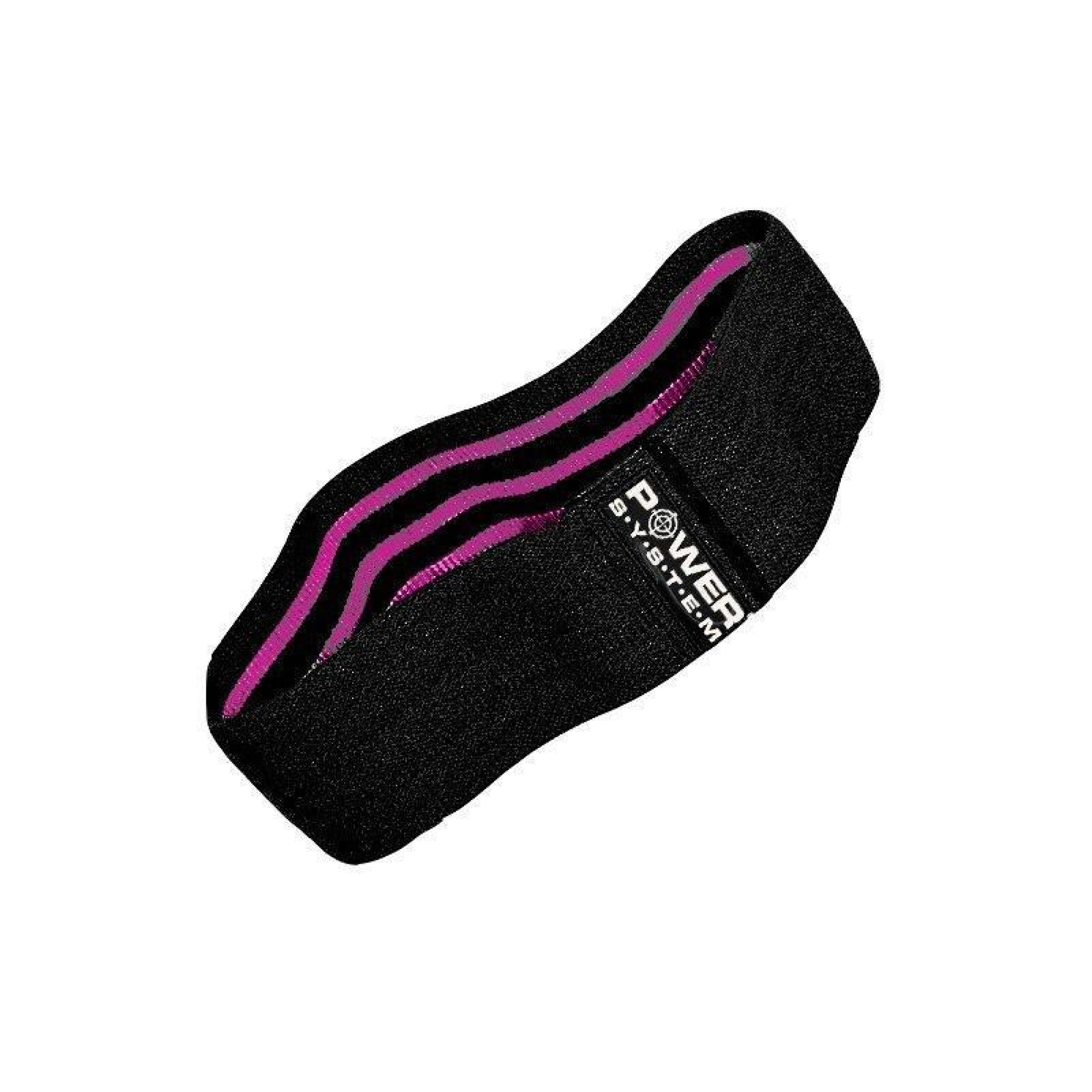 Тканева гумка для фітнесу та спорту Power System PS-4091 Booty Band LVL 1 Black/Pink (d_64 см. навантаження 18-23кг.) - 3 - Robinzon.ua