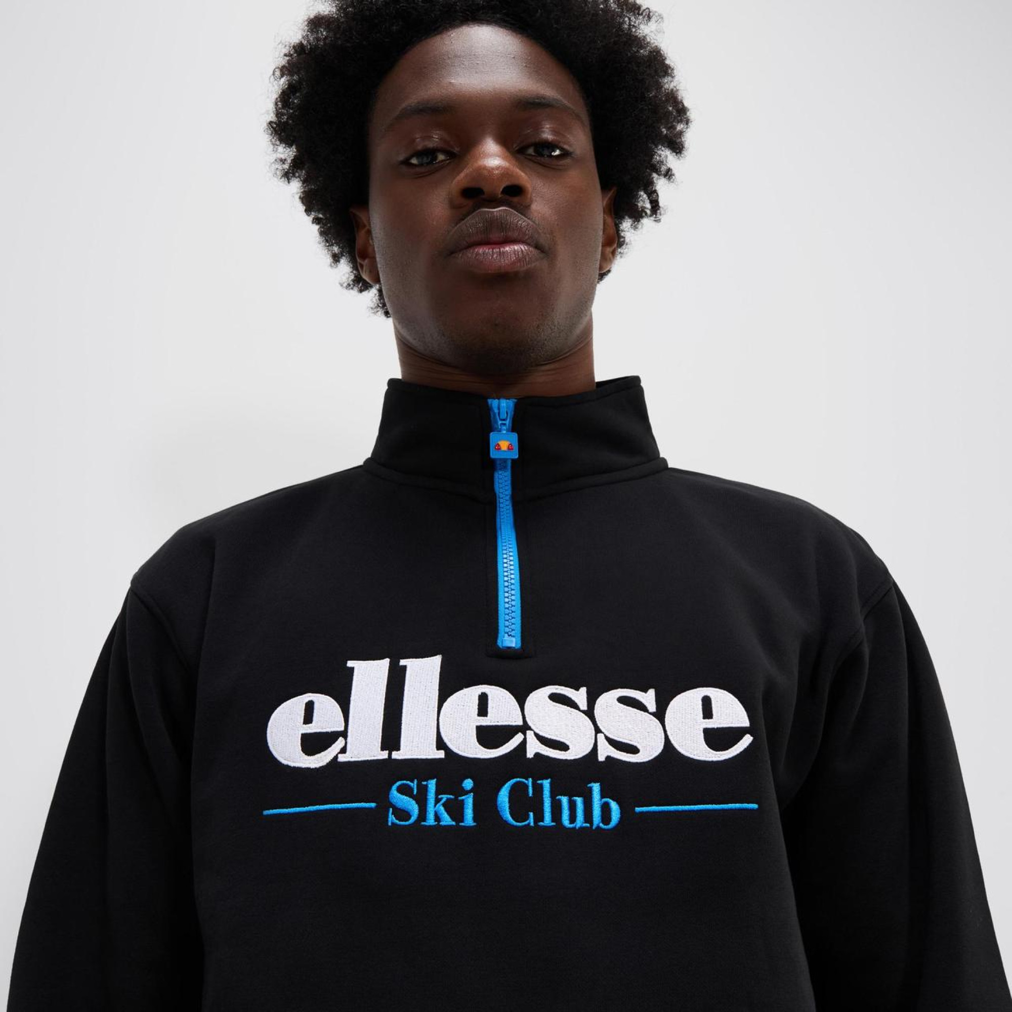 Чоловіча Кофта Ellesse Baleor 1/4 Zip Top Чорний L (7dSHX20966-011 L) - 2 - Robinzon.ua