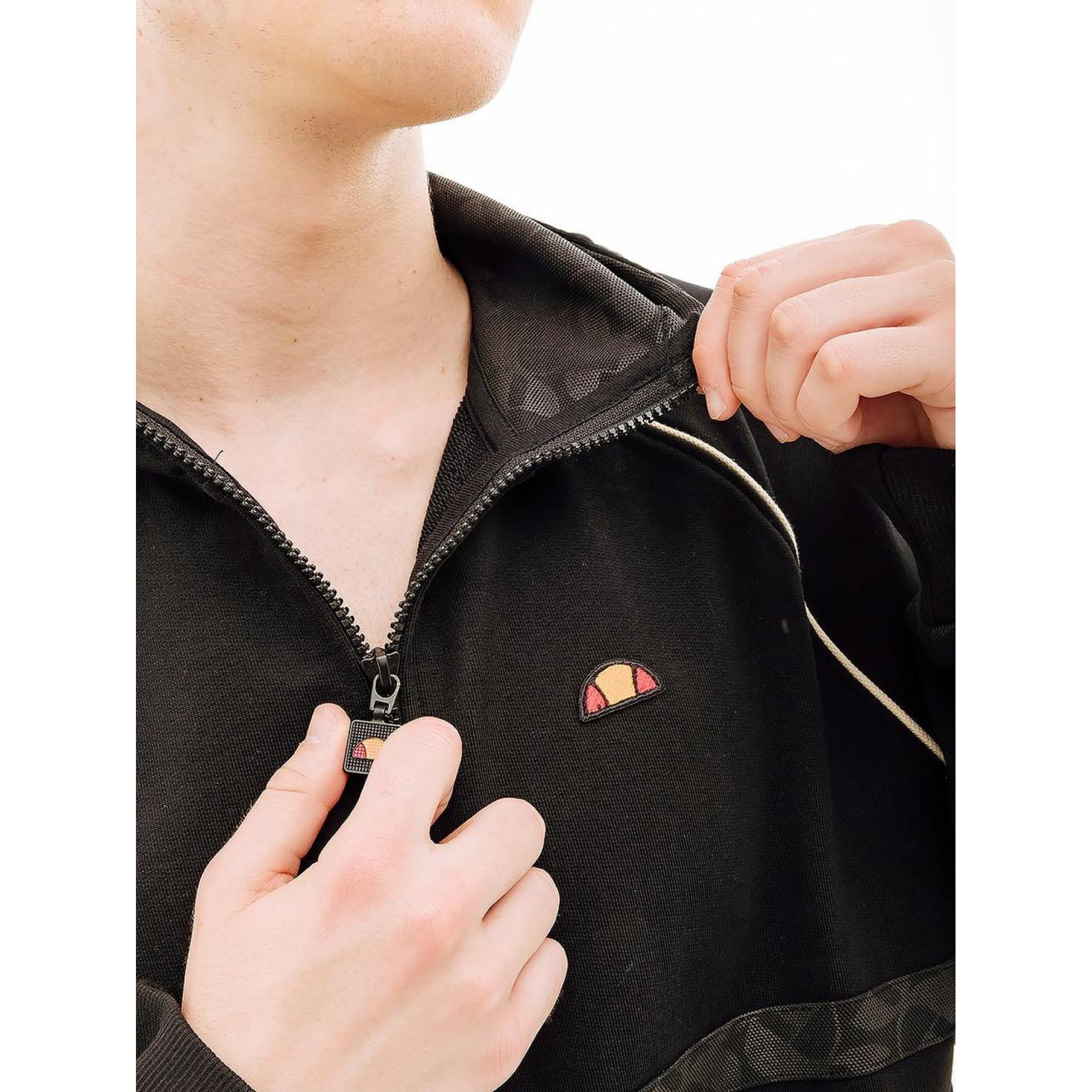 Чоловіча Кофта Ellesse 1/4 Zip Top Чорний S (7dSUT19256-011 S) - 4 - Robinzon.ua