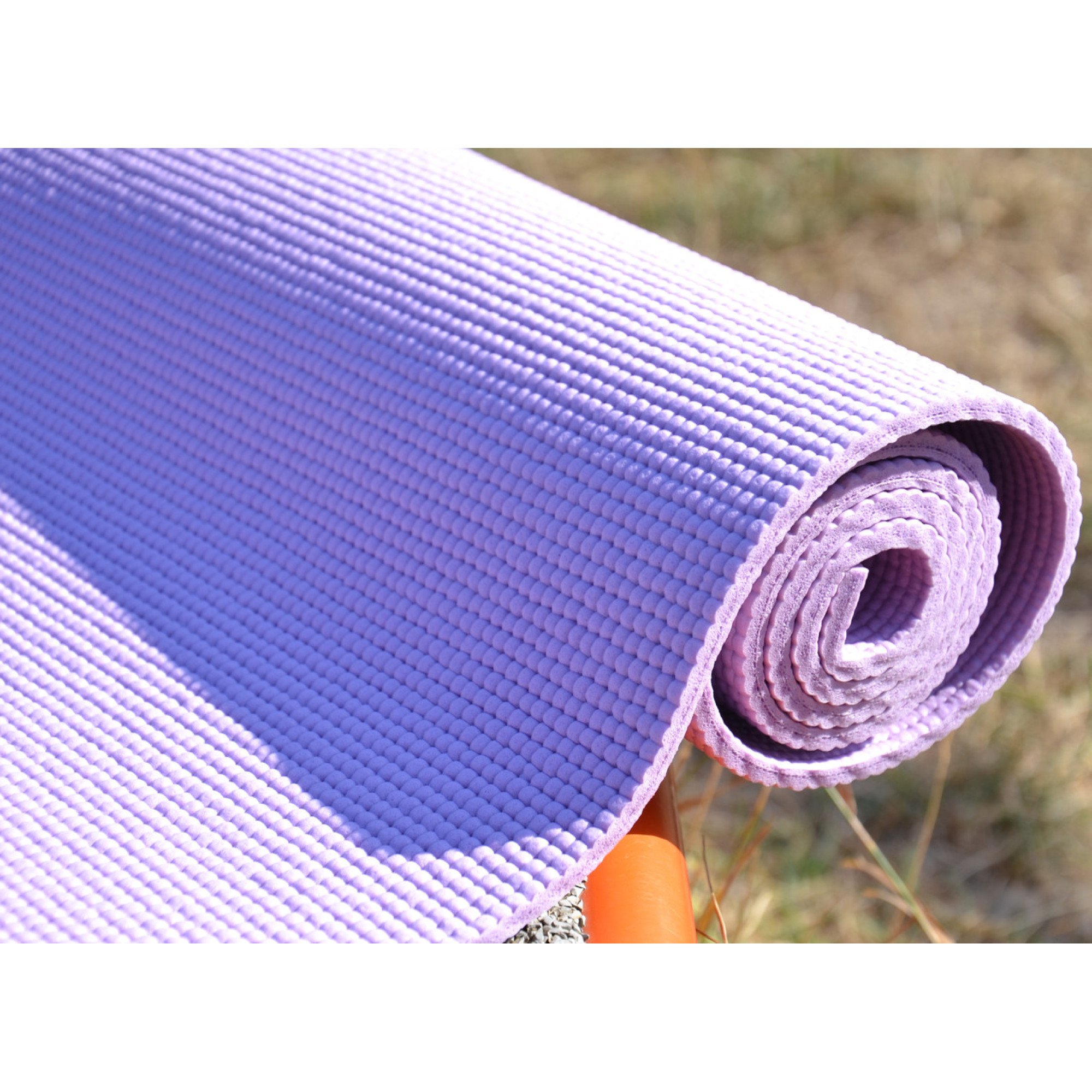 Килимок для йоги та фітнесу PowerPlay 4010 PVC Yoga Mat Лавандовий (173x61x0.6) - 4 - Robinzon.ua