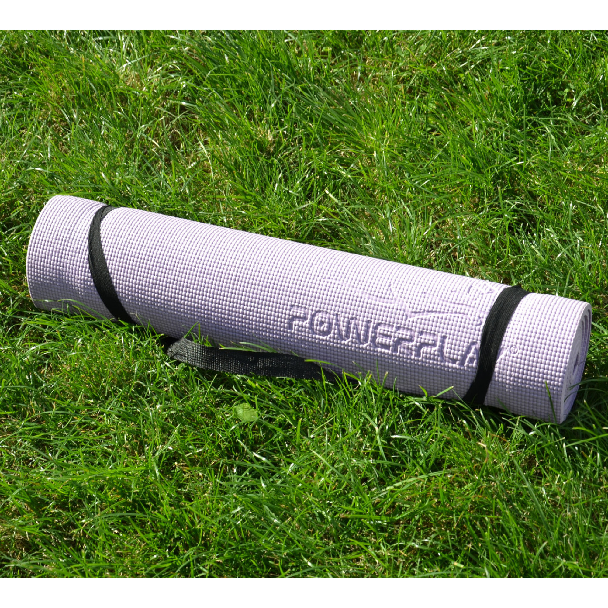 Килимок для йоги та фітнесу PowerPlay 4010 PVC Yoga Mat Лавандовий (173x61x0.6) - 5 - Robinzon.ua