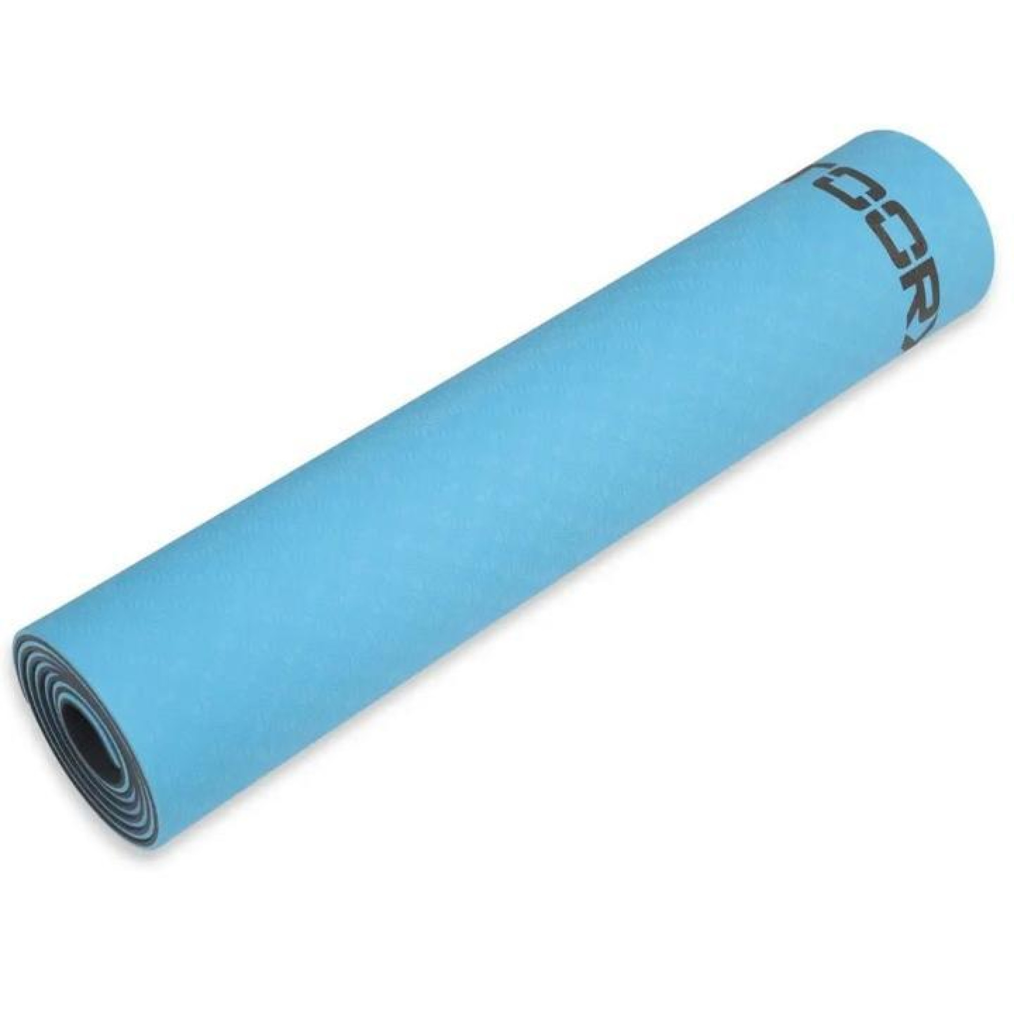Килимок спортивний Toorx Yoga Professional TPE для йоги та фітнесу Блакитний Чорний 183 х 60 х 0,6 см (931141) - 3 - Robinzon.ua