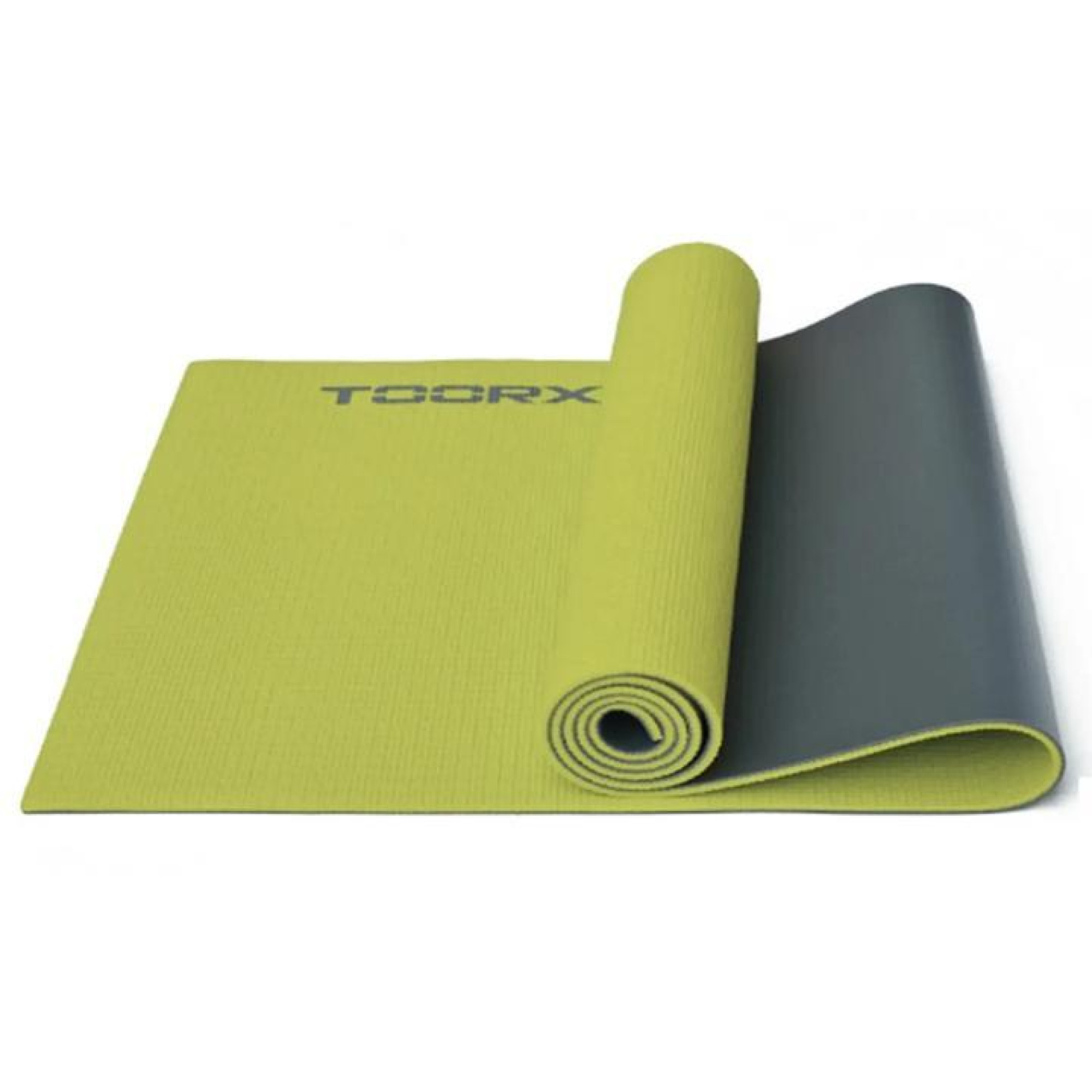 Килимок спортивний Toorx Yoga PVC для йоги та фітнесу Жовтий Чорний 173 х 60 х 0,6 см (931138) - Robinzon.ua