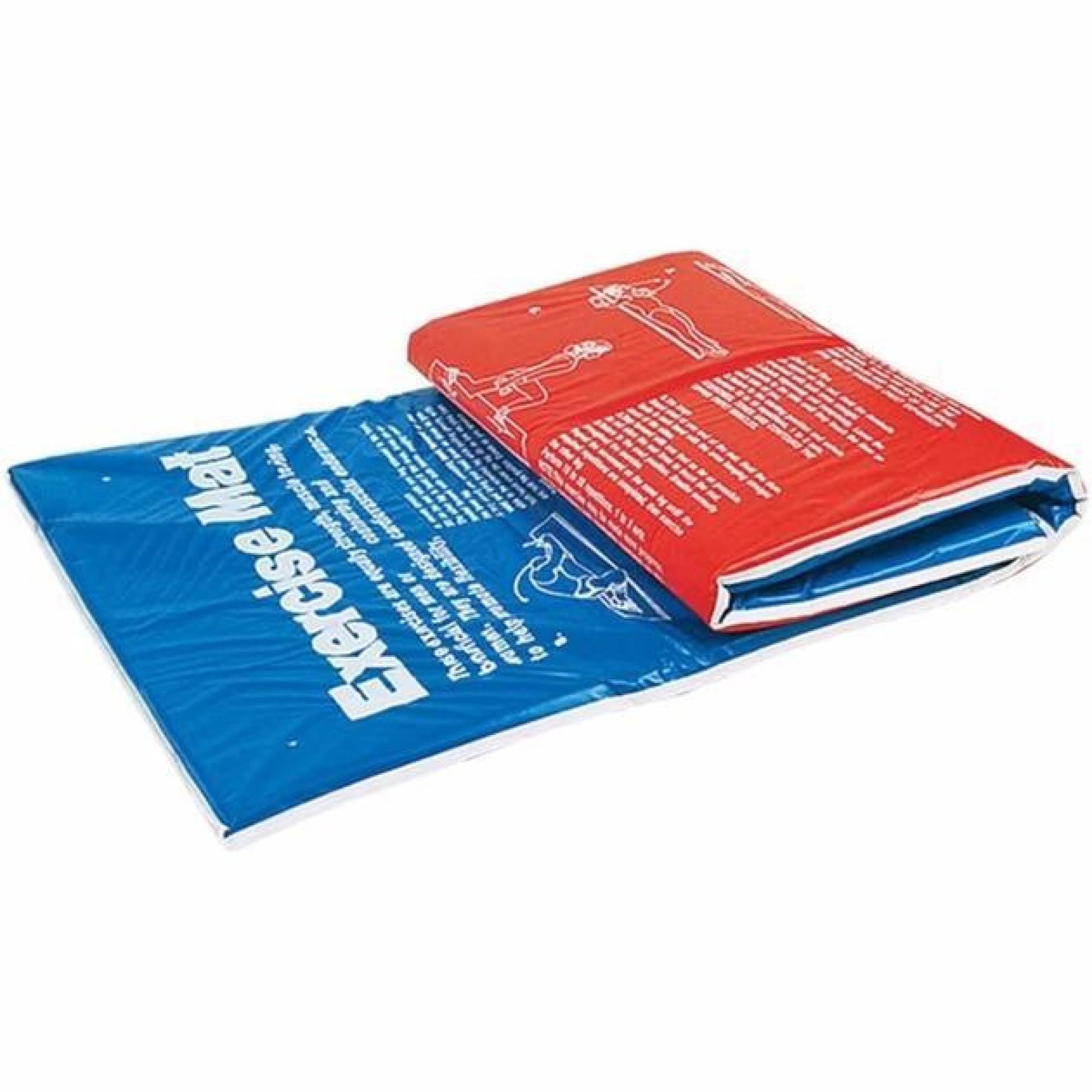 Килимок спортивний Toorx Padded Exercise з антиковзною поверхнею Синій Червоний 181 х 60 х 2,5 см (931149) - Robinzon.ua