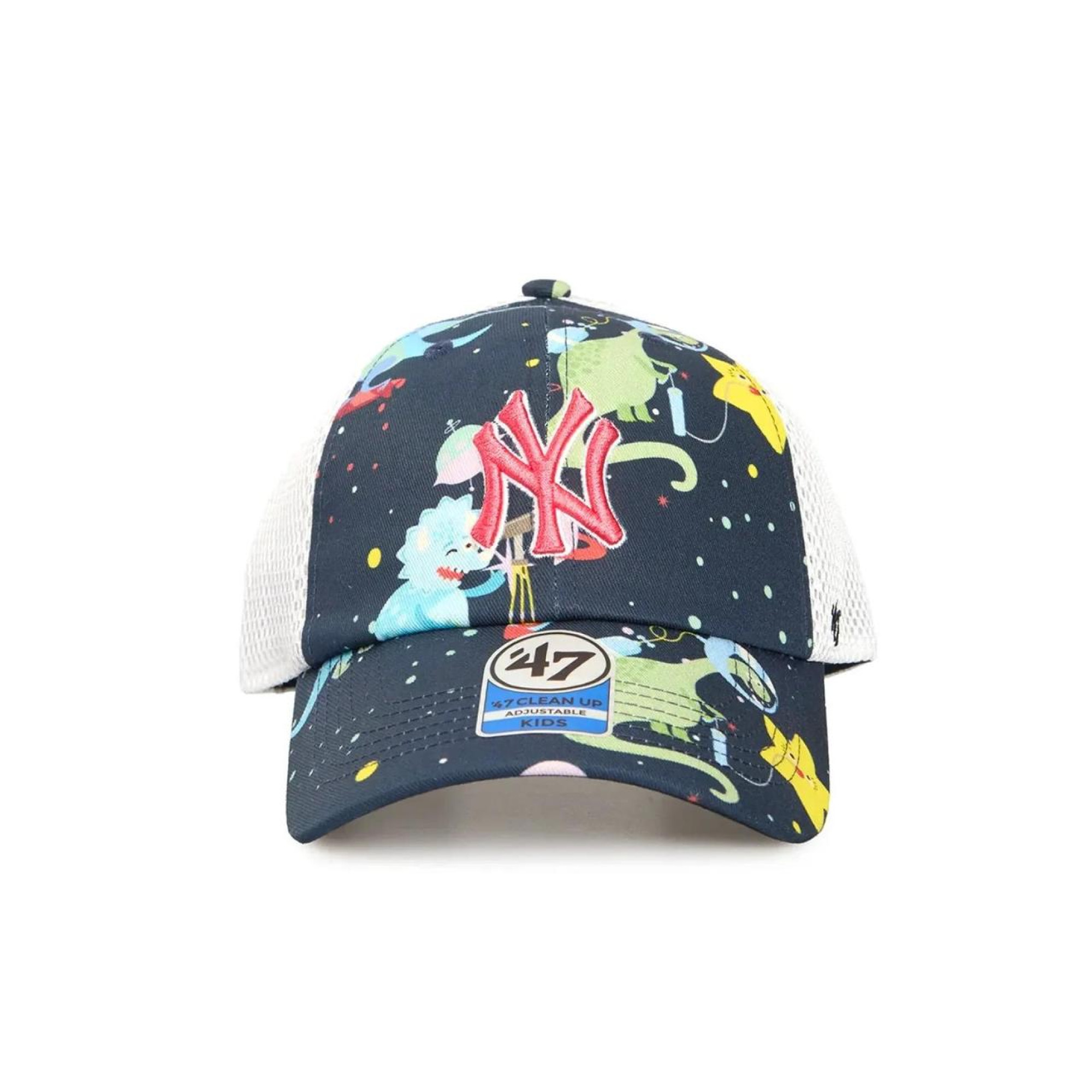 Дитяча Кепка-тракер 47 Brand NEW YORK YANKEES SPACE DINO Синій, Білий One Size (SDINO17GWS-NY_JR) - 2 - Robinzon.ua