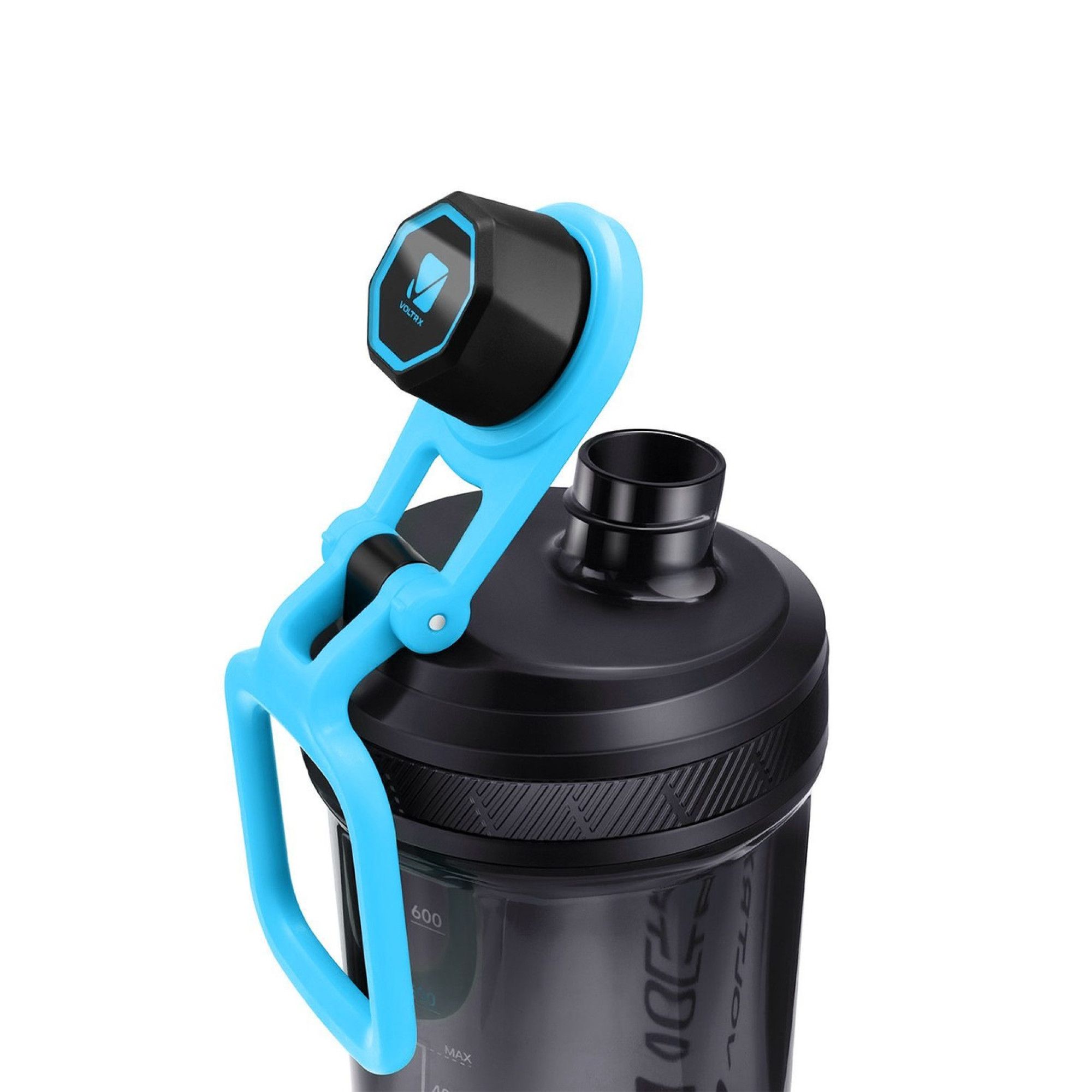 Шейкер спортивный электрический&nbsp;VOLTRX&nbsp;Gallium 600 мл.&nbsp;Tritan Blue - 2 - Robinzon.ua