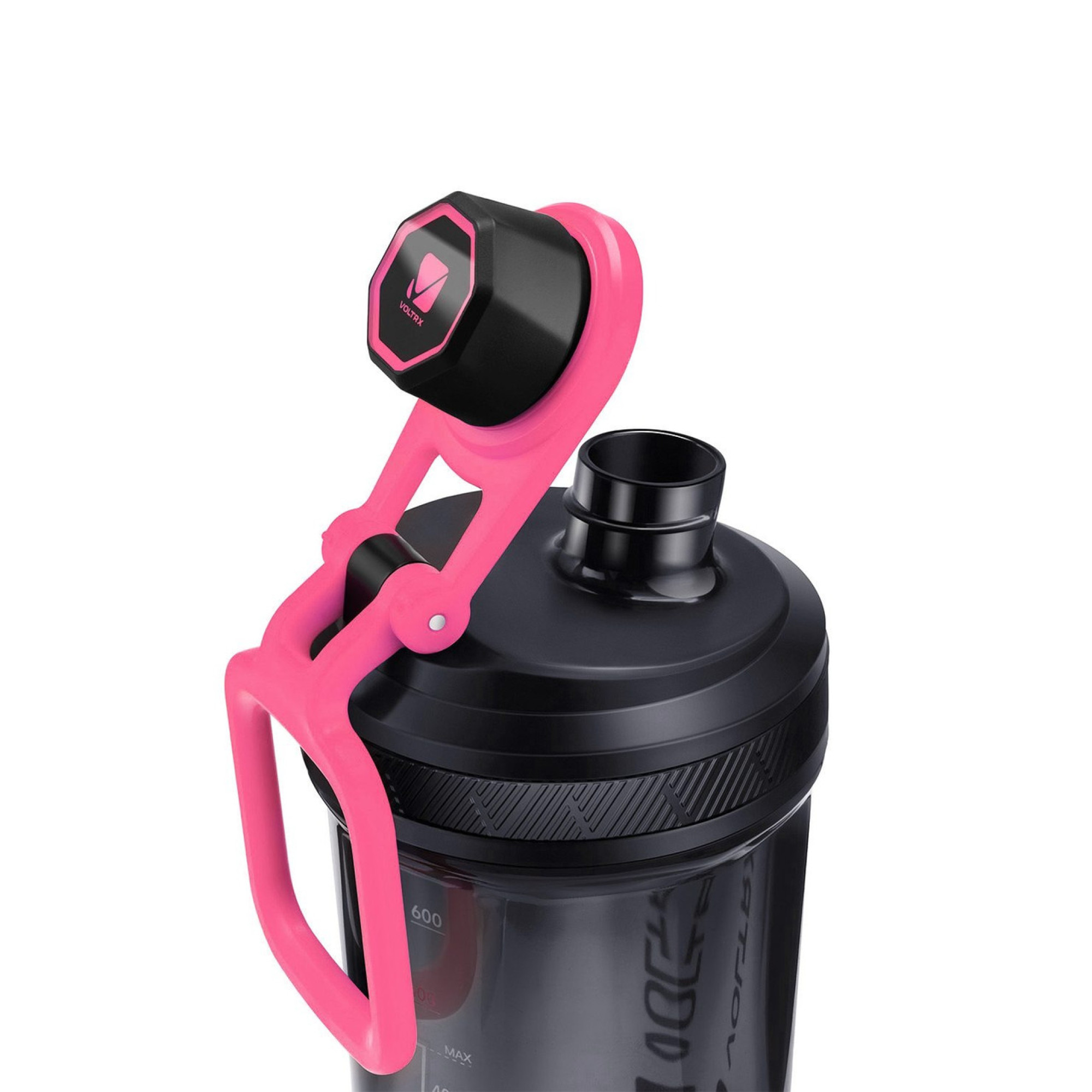 Шейкер спортивный электрический&nbsp;VOLTRX&nbsp;Gallium 600 мл.&nbsp;Tritan Pink - 2 - Robinzon.ua