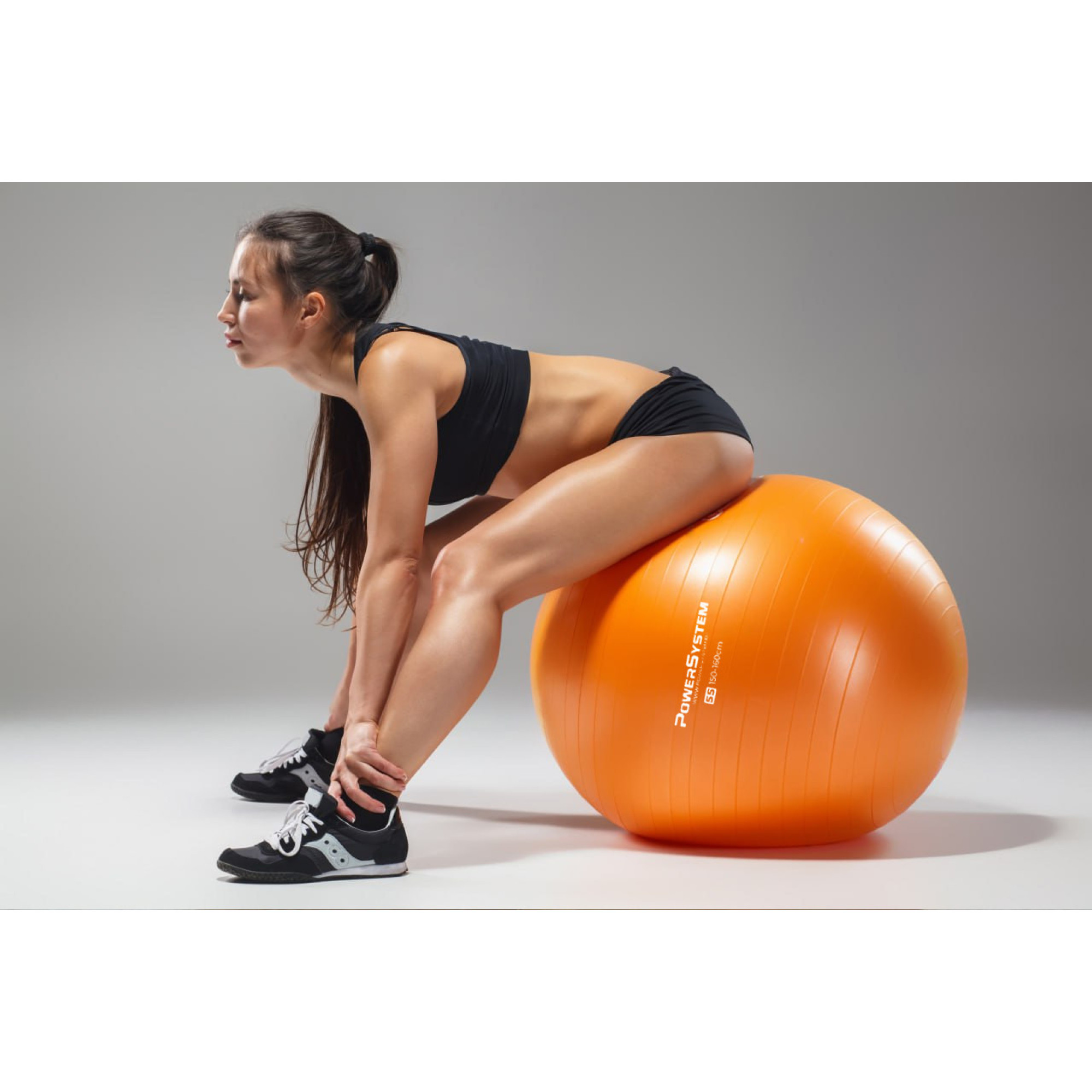 М'яч для фітнесу (фітбол) Power System PS-4018 &Oslash;85 cm PRO Gymball Orange - 1 - Robinzon.ua