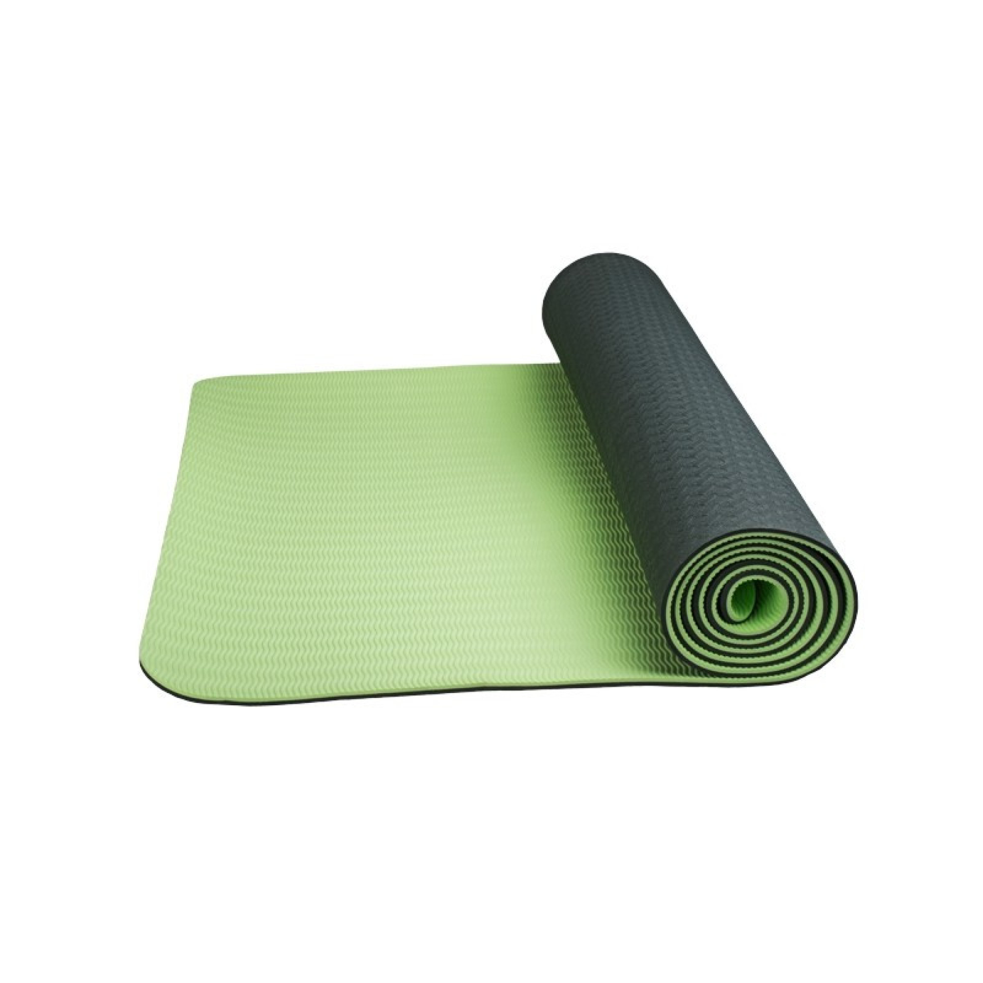 Килимок для йоги та фітнесу Power System PS-4060 TPEYoga Mat Premium Green (183х61х0.6) - 2 - Robinzon.ua