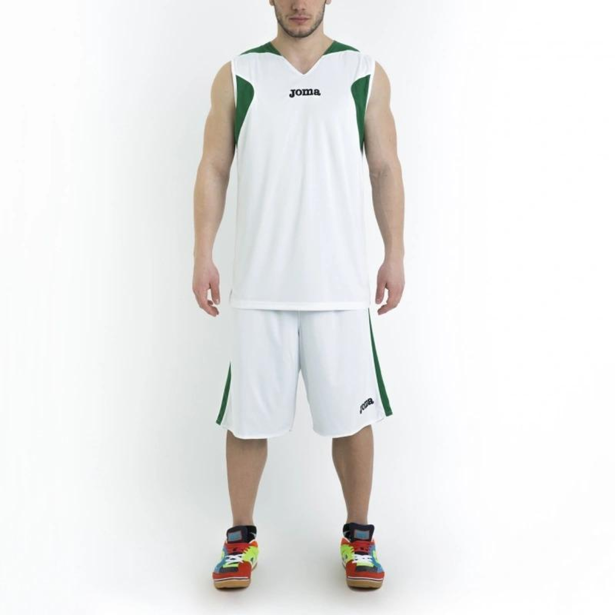 Баскетбольна форма Joma REVERSIBLE Білий Зелений XL/2XL (1184.452 XL/2XL) - 3 - Robinzon.ua