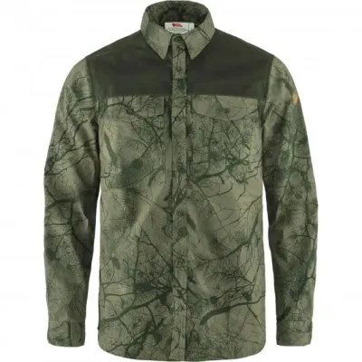 Рубашка мужская Fjallraven Varmland G-1000 Shirt M, Green Camo/Deep Forest, M (7323450642730) - Robinzon.ua