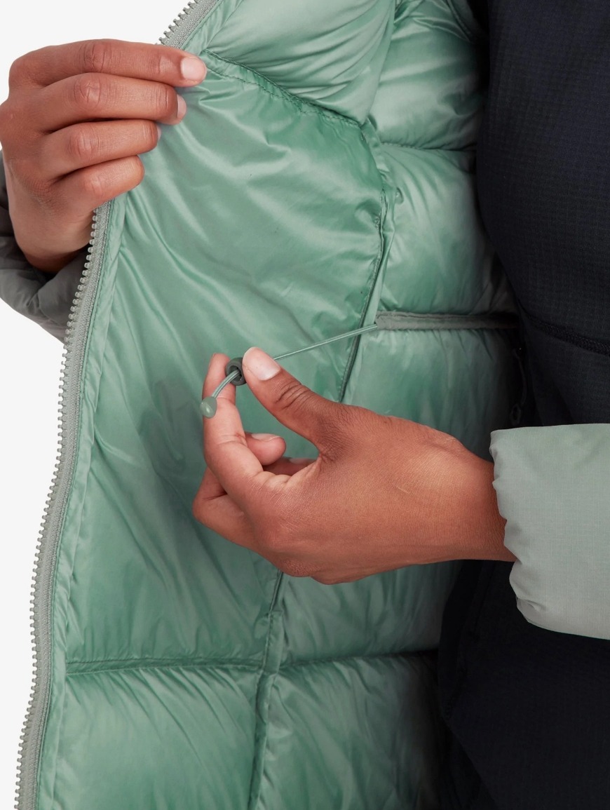 Городской женский зимний пуховик Montane Female Tundra Hoodie, Eucalyptus, XS/8/34 (5056237085865) - 5 - Robinzon.ua