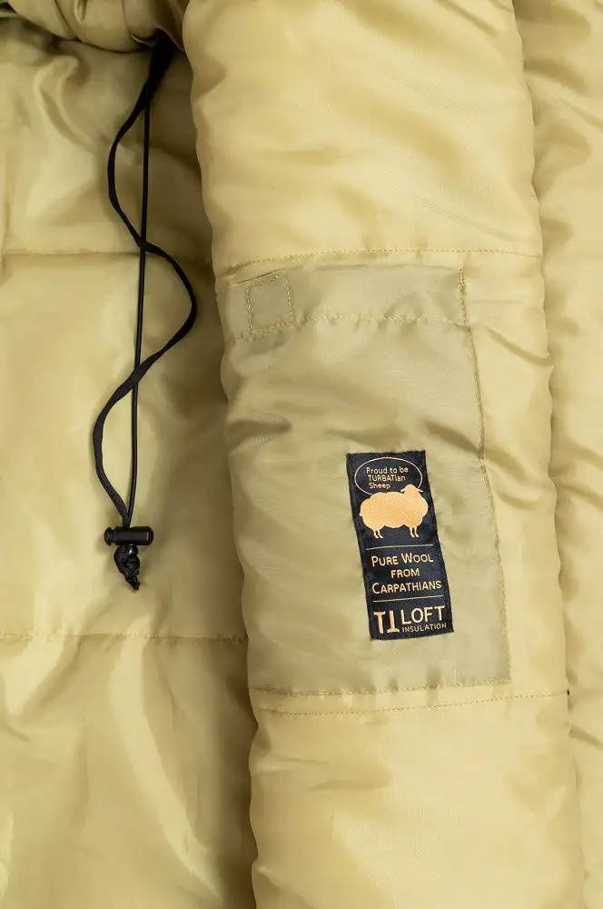 Спальный мешок Turbat Vogen Winter 185cm Khaki/Mustard - 012.005.0328 - 3 - Robinzon.ua