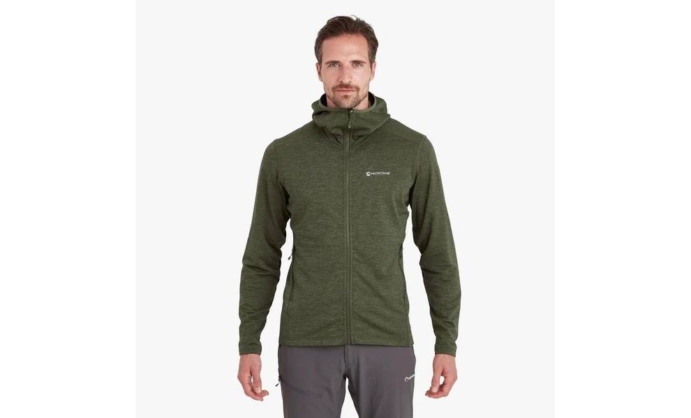 Чоловіча флісова толстовка Montane Protium Hoodie, Kelp Green, XL (5056237090678) - 3 - Robinzon.ua