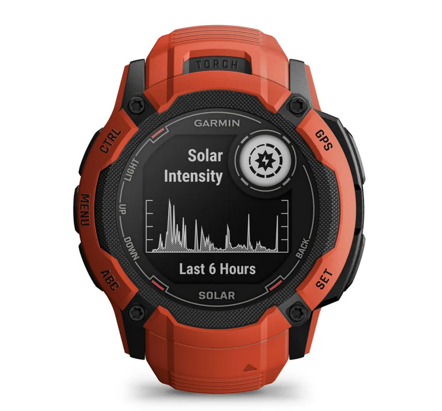 Часы-навигатор Garmin Instinct 2X Solar Flame Red 010-02805-01 - 2 - Robinzon.ua