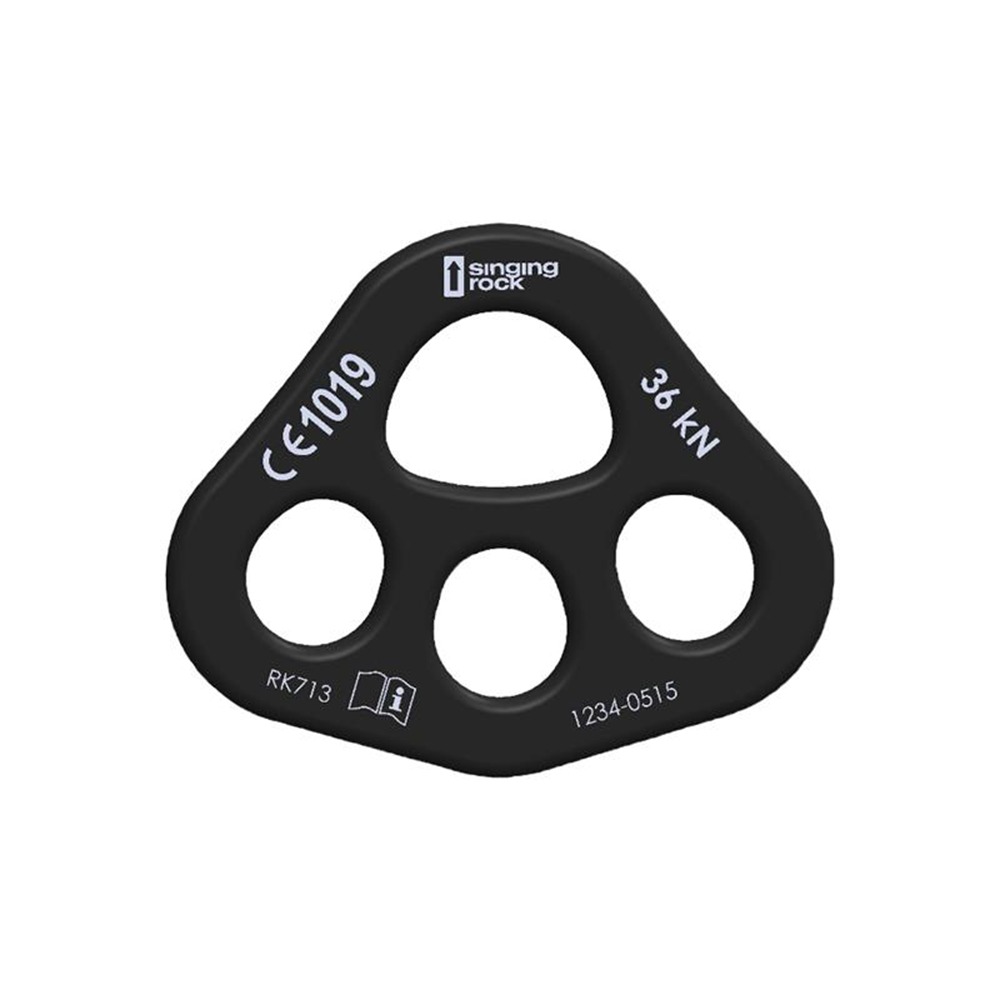 Такелажна пластина Singing Rock Rigging Plate 1/3, Black, (SR RK713BB00) - Robinzon.ua