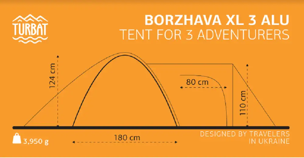 Намет Turbat Borzhava XL 3 ALU - 3 - Robinzon.ua