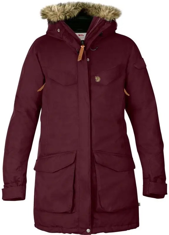 Міська жіноча тепла мембранна парка Fjallraven Nuuk Parka, L - Dark Garnet (89655.356.L) 2021 - Robinzon.ua