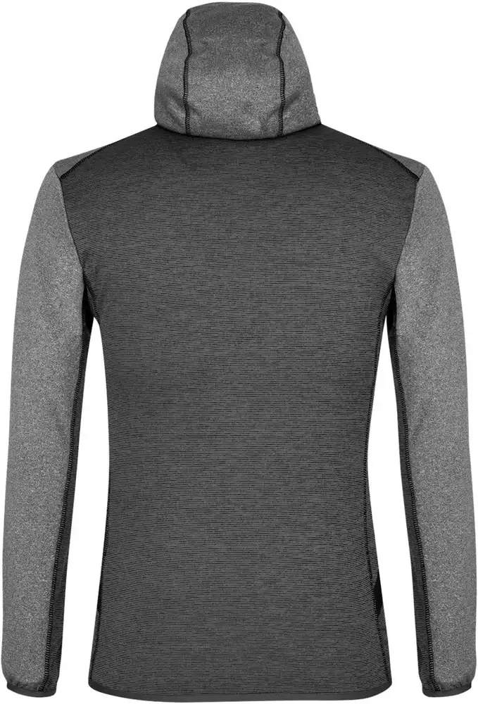 Чоловіча флісова кофта Salewa Puez Melange PL M FZ HDY, Black Out Melange, 46/S (27386 0910 - 46/S) - 1 - Robinzon.ua