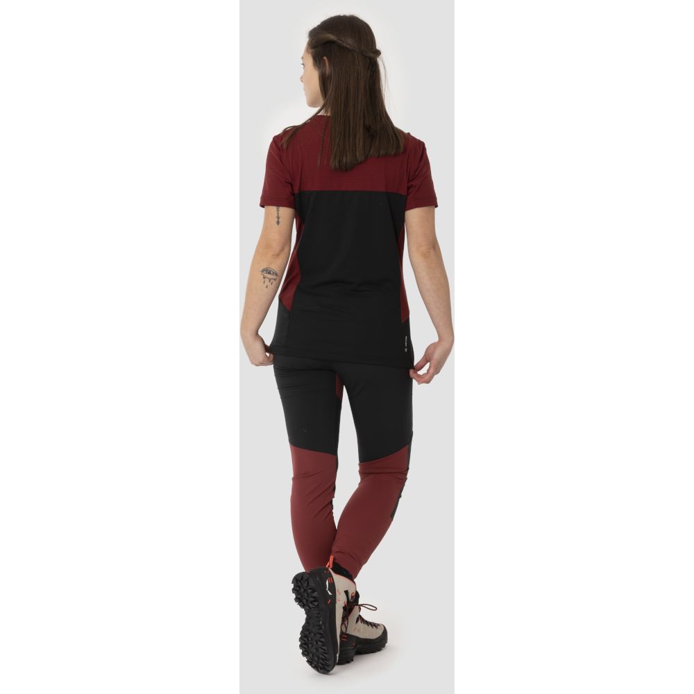 Штани жіночі Salewa PUEZ DRY RESP W CARGO TIGHTS, Burgundy, 42/36 (28331/1571 42/36) - 5 - Robinzon.ua
