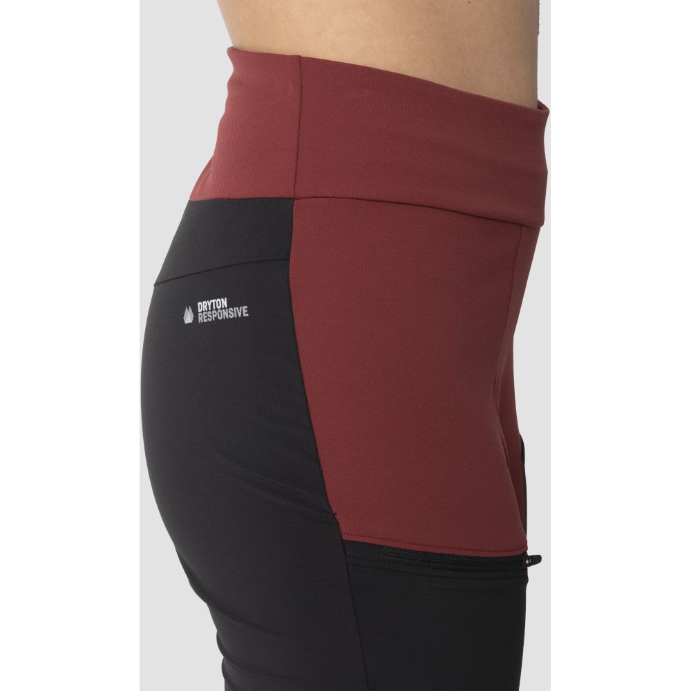 Штани жіночі Salewa PUEZ DRY RESP W CARGO TIGHTS, Burgundy, 42/36 (28331/1571 42/36) - 6 - Robinzon.ua