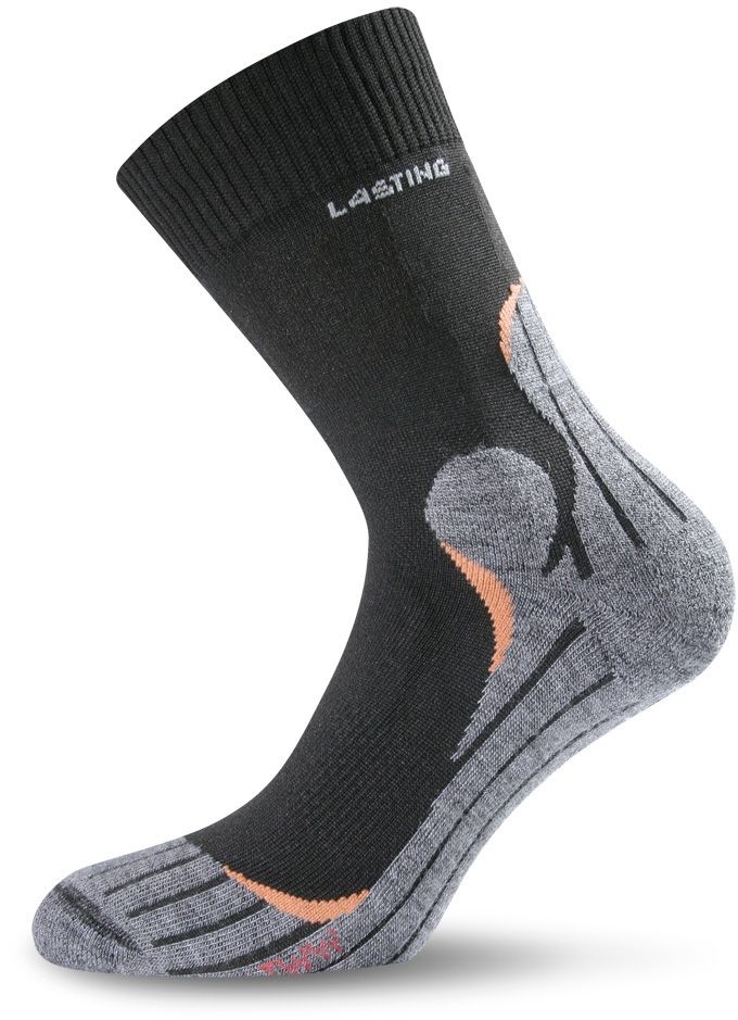 Термошкарпетки трекінгові Lasting TWW 900 L Black/Grey (TWW-900L) - Robinzon.ua