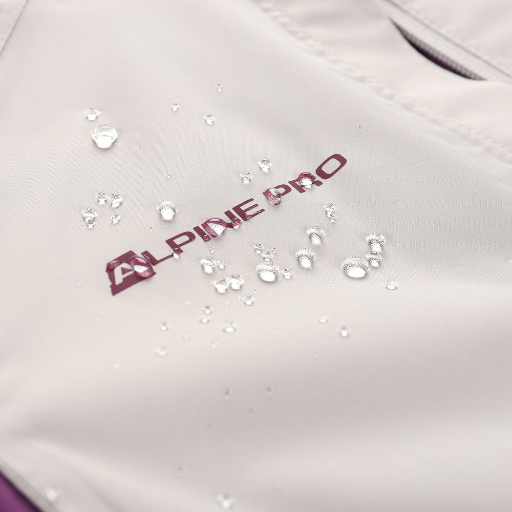 Мембранна жіноча куртка Alpine Pro IMPECA, beige/purple, S (LJCA563128 S) - 5 - Robinzon.ua