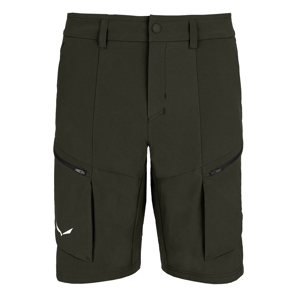 Шорти чоловічі Salewa PUEZ DST M CARGO SHORTS, dark olive, 54/2X (28314/5280 54/2X) - 1 - Robinzon.ua