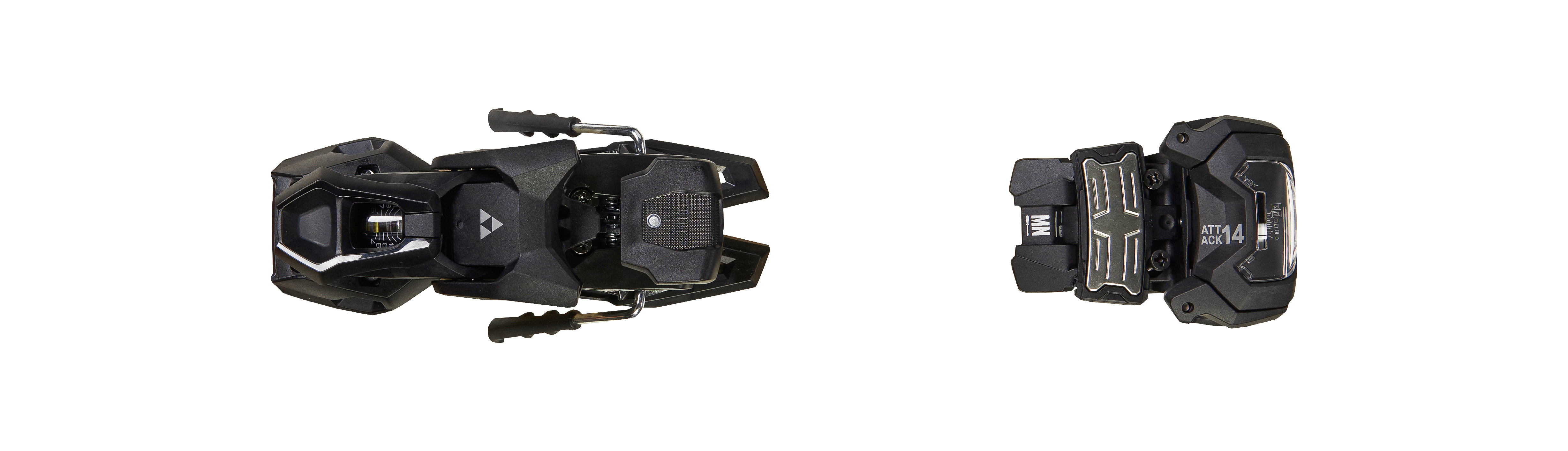 Кріплення для гірських лиж Fischer Attack 14 MN W/O Brake [A], Solid black/black (T60921) - Robinzon.ua