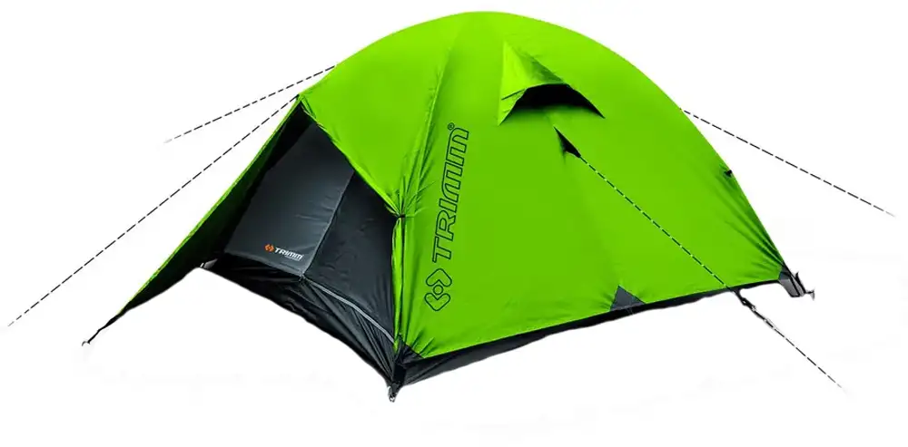 Палатка Trimm Frontier-D Lime Green - Robinzon.ua