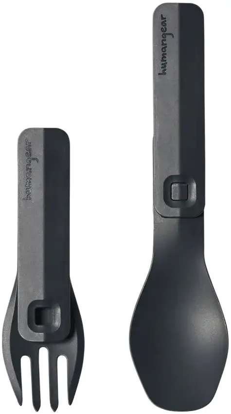 Набір столових приборів Humangear GoBites Click. Grey - Robinzon.ua
