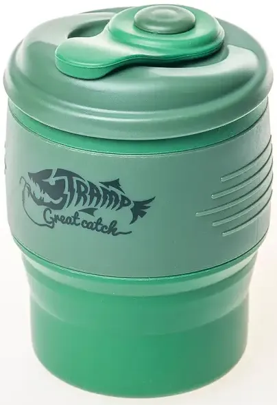 Кружка складана TRAMP силіконова з кришкою 350мл UTRC-082, Зелений - 3 - Robinzon.ua